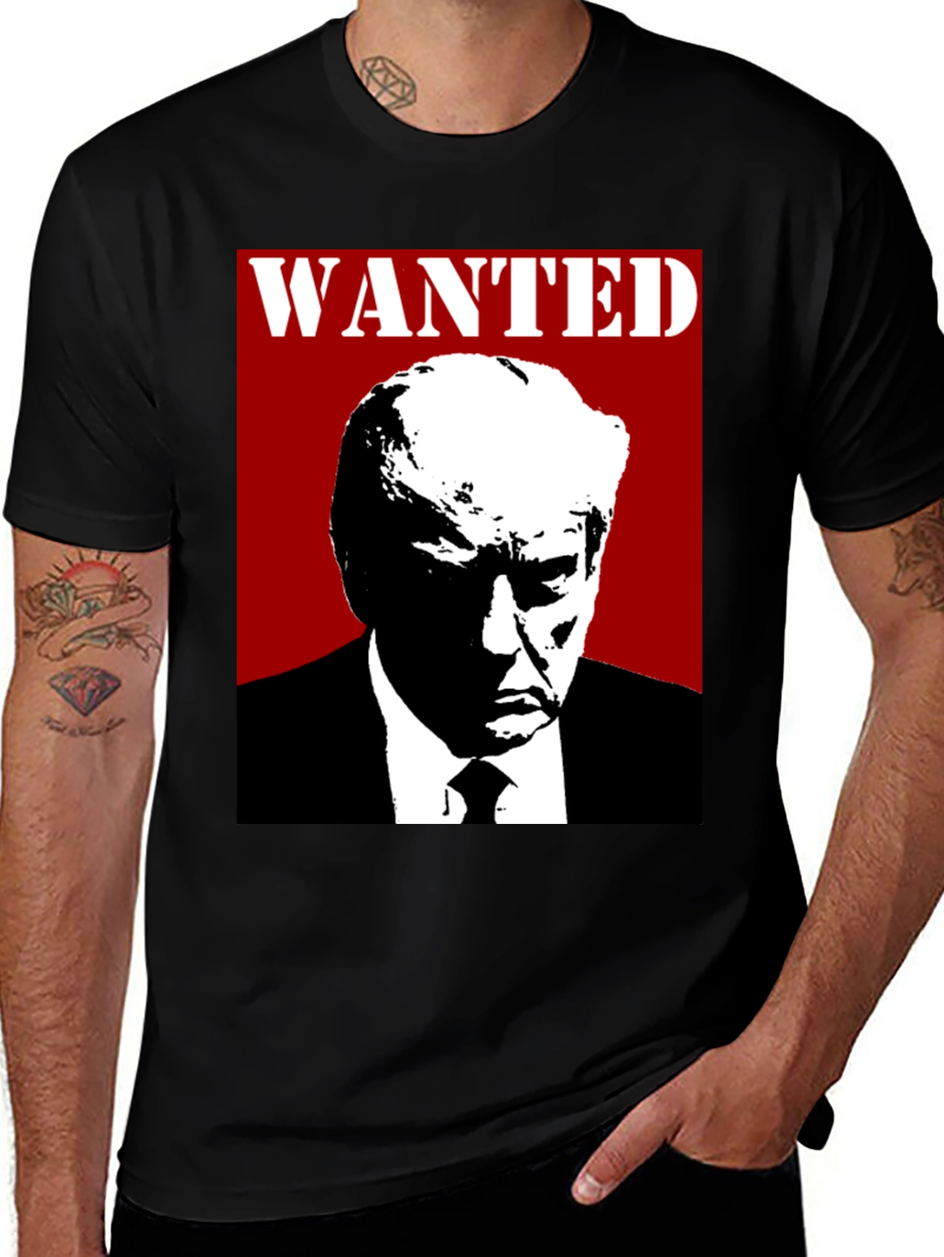 Variant 27 of Wanted T-Shirt - Donald Trump Design