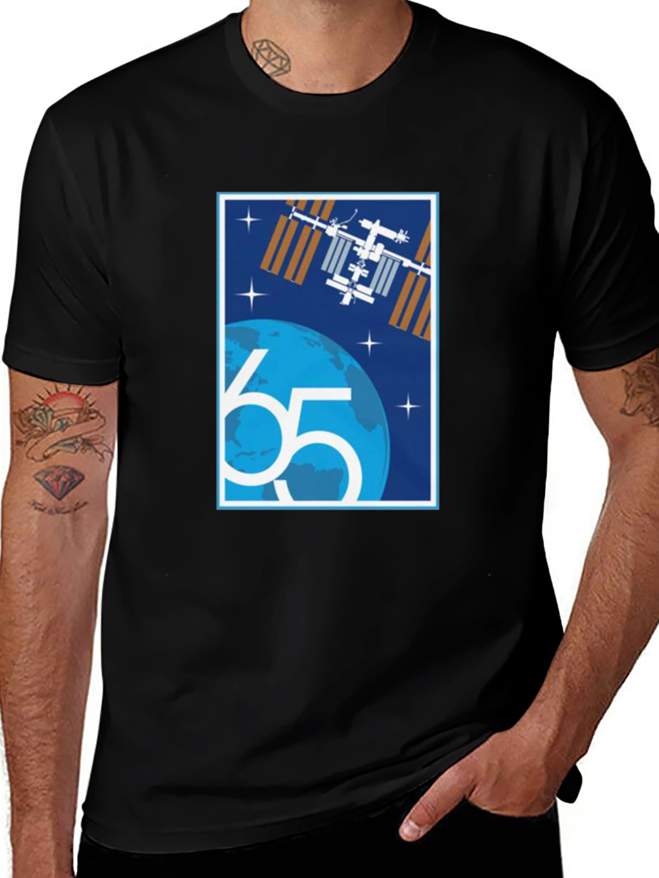 ISS Expedition 65 Graphic T-Shirt
