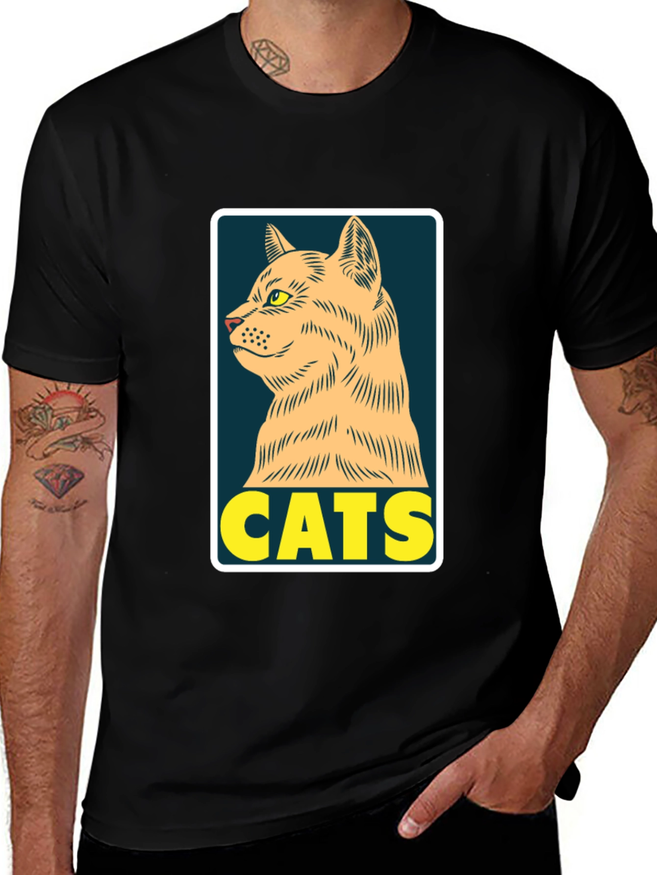 Variant 14 of Cats T-Shirt - Cool Graphic Tee for Cat Lovers