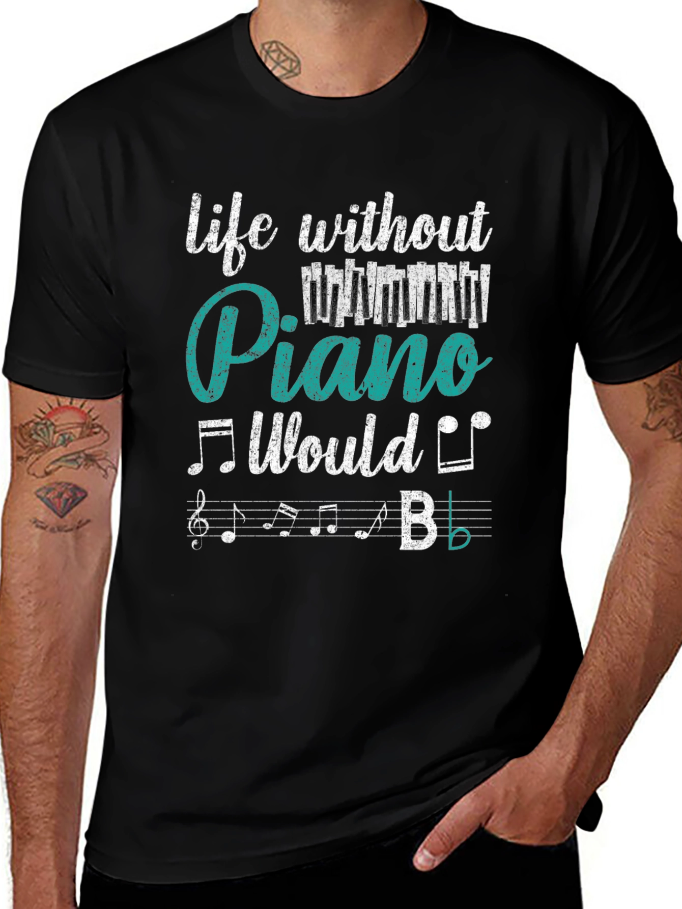 Variant 18 of Life Without Piano Music T-Shirt