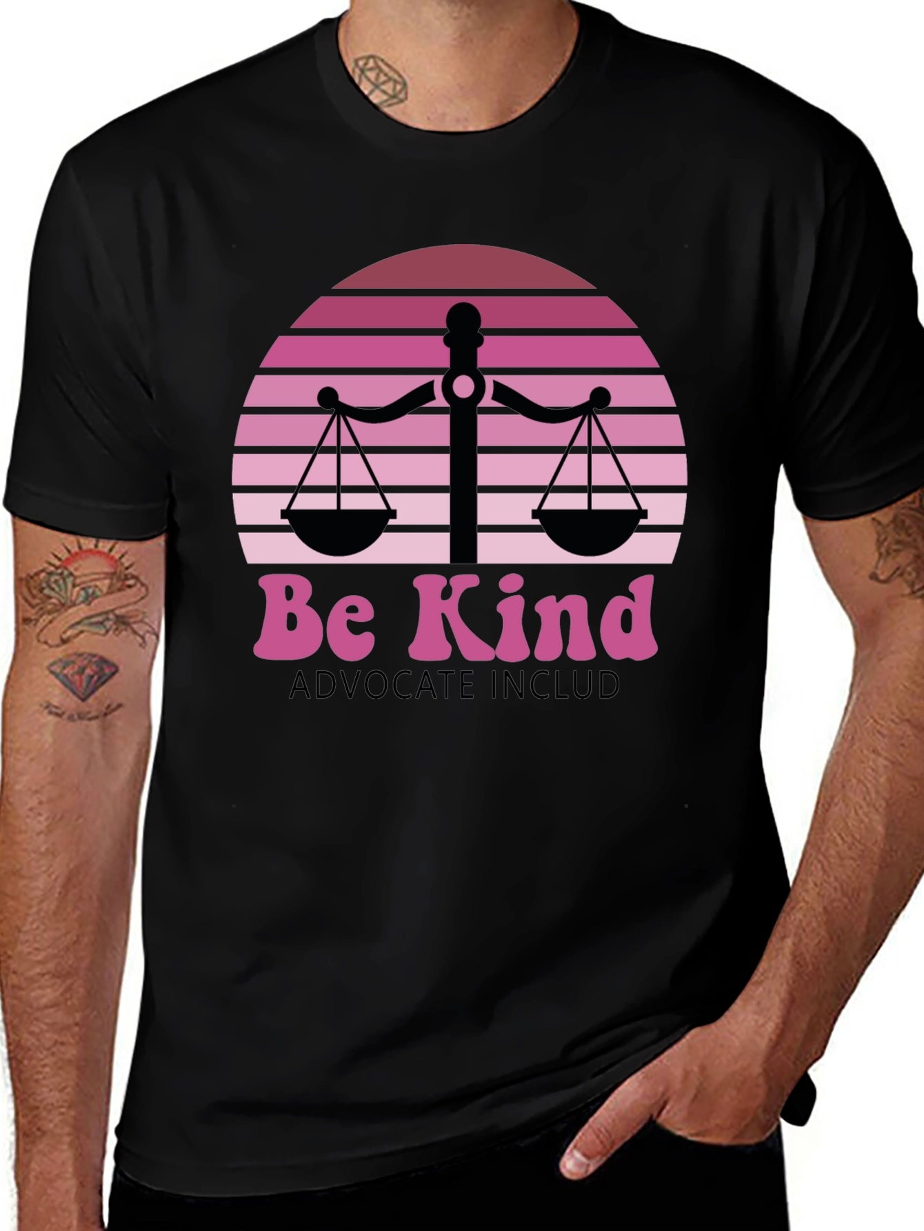 Variant 24 of Be Kind Advocate Inclusion Graphic T-Shirt