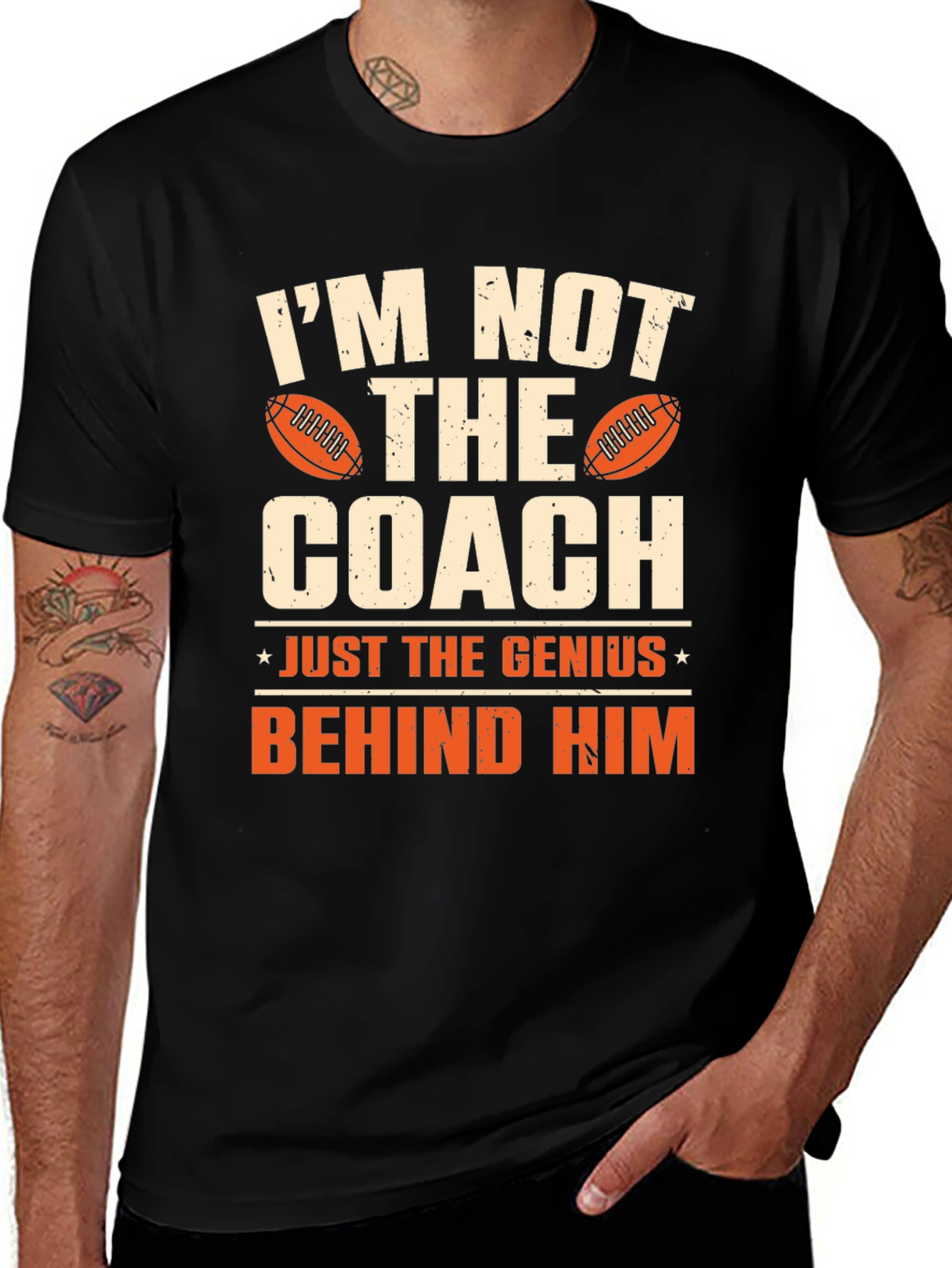 Variant 8 of Football Genius T-Shirt - Coach's Secret Weapon!