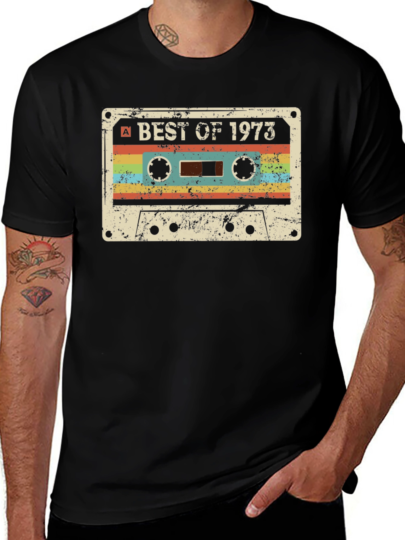 Variant 13 of Best of 1973 Cassette Tape Graphic T-Shirt