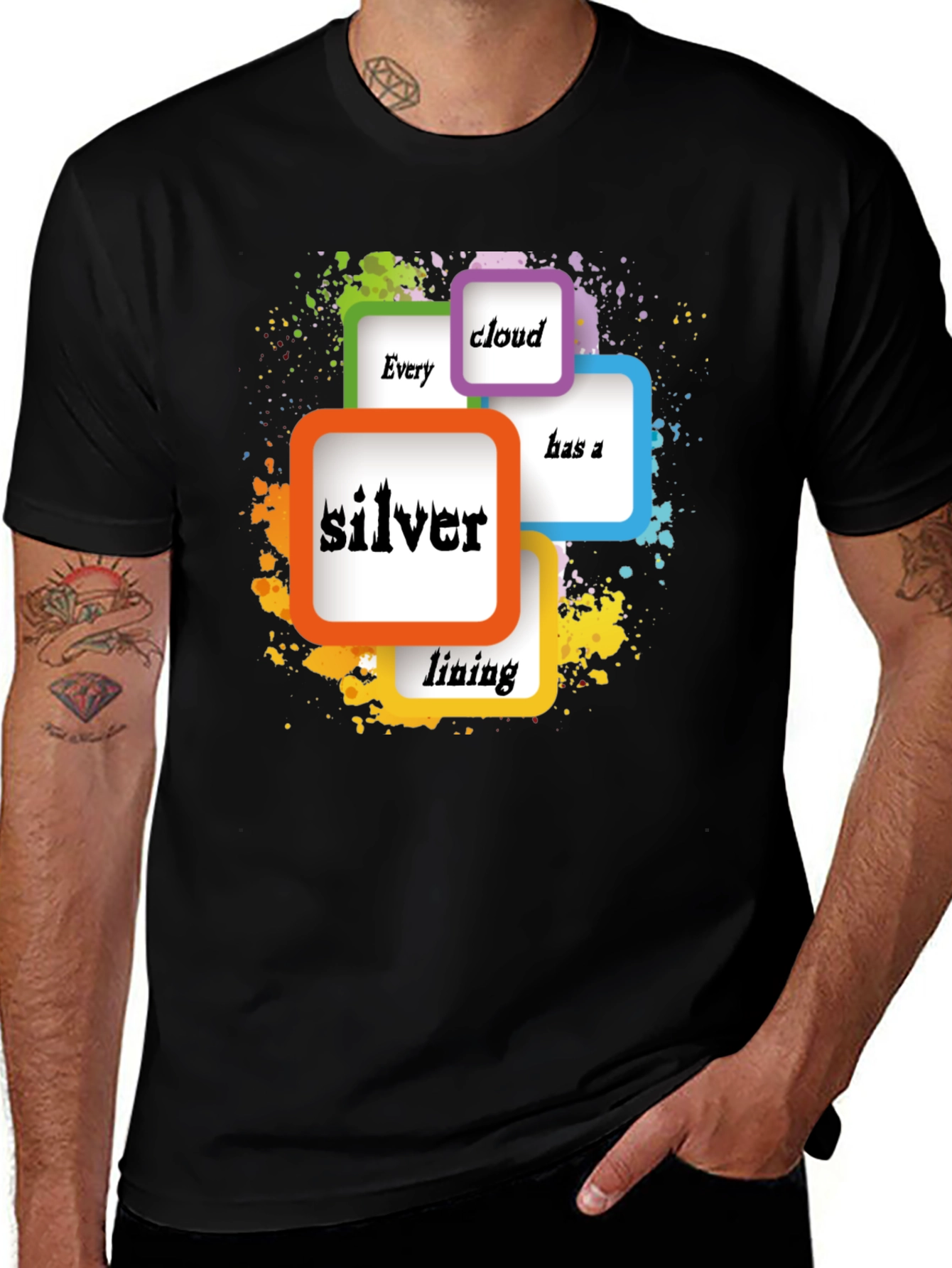 Every Cloud Has A Silver Lining Graphic T-Shirt