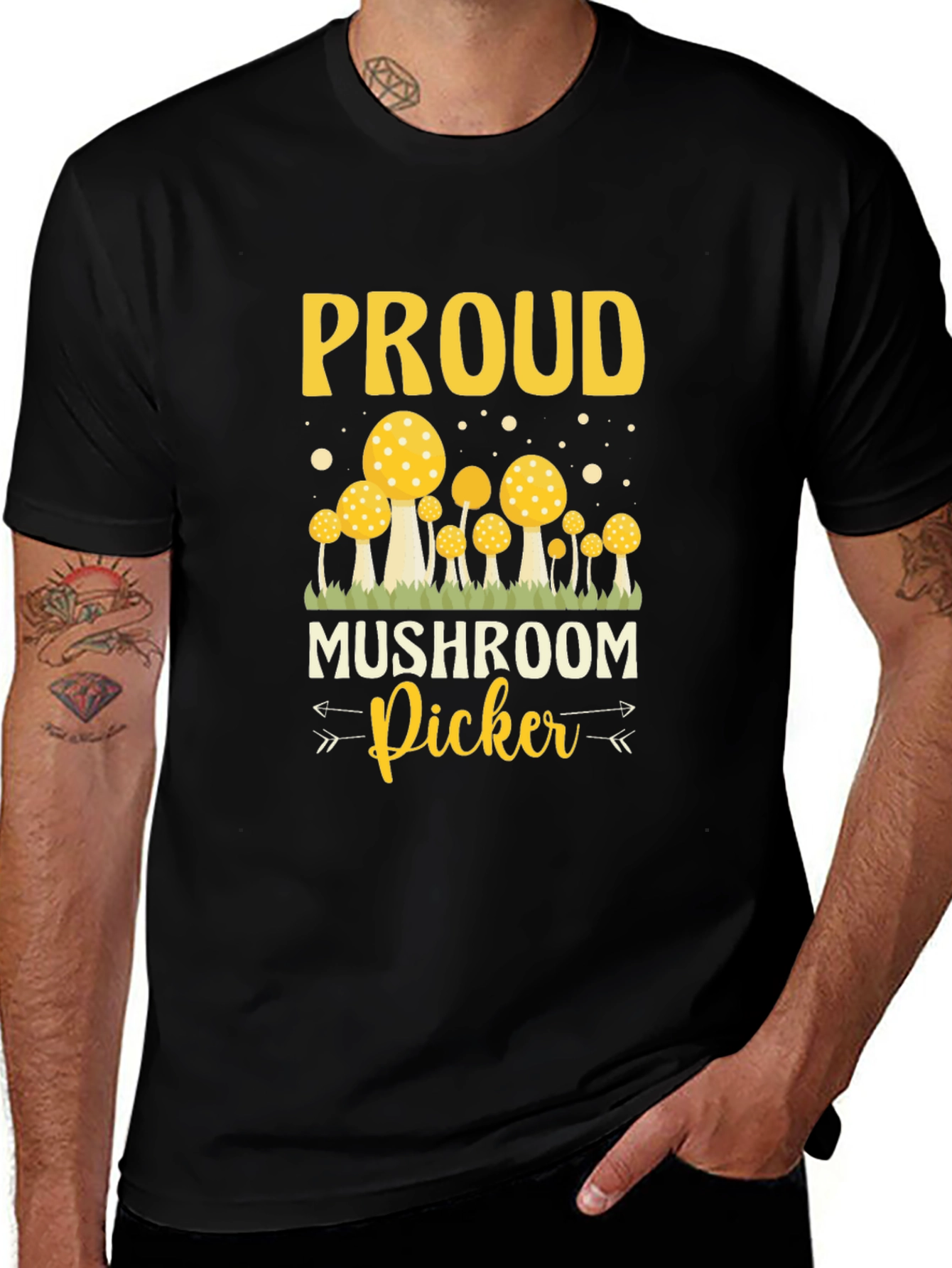 Variant 20 of Proud Mushroom Picker T-Shirt