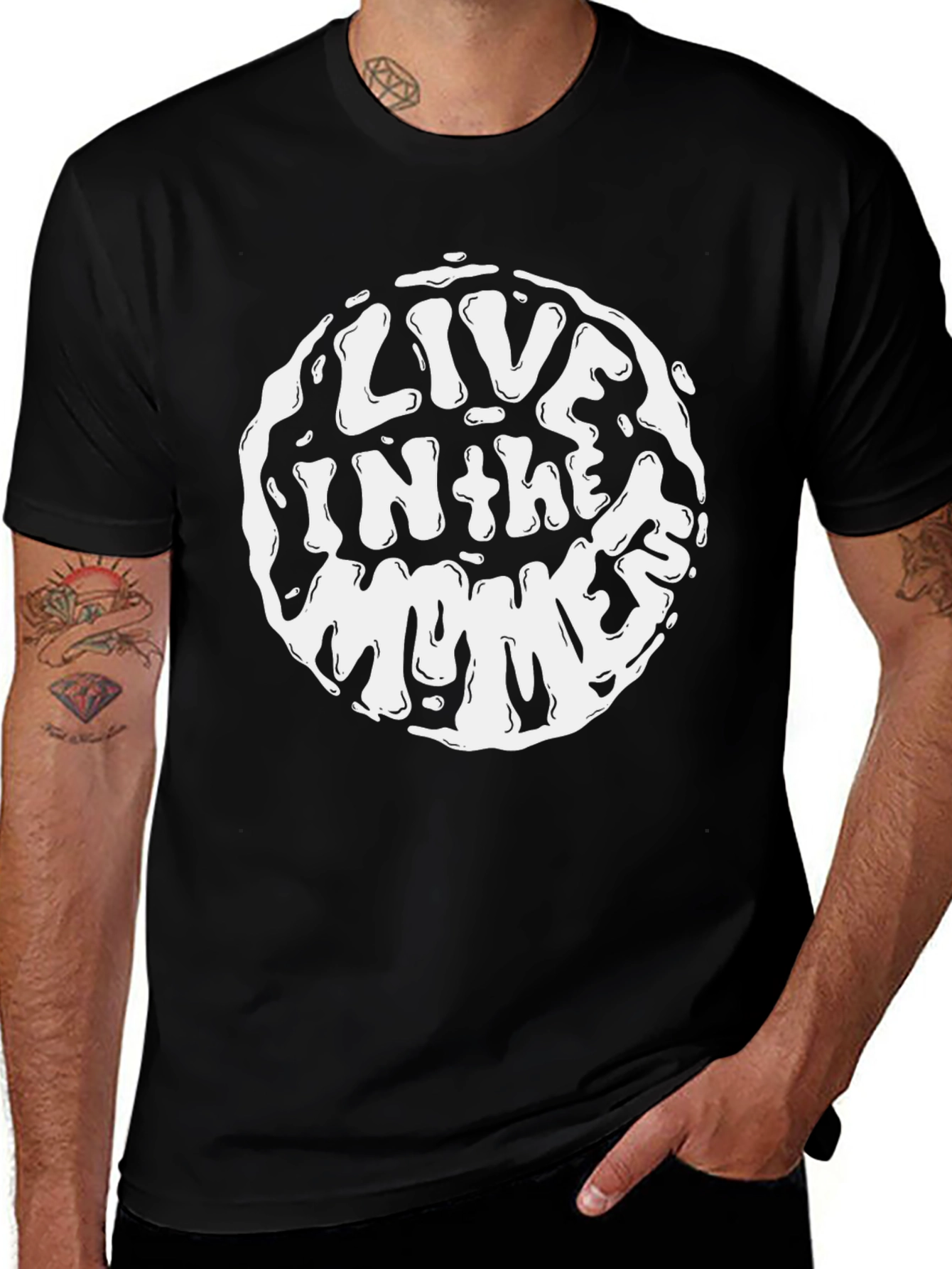 Variant 17 of Live in the Moment Graphic Tee