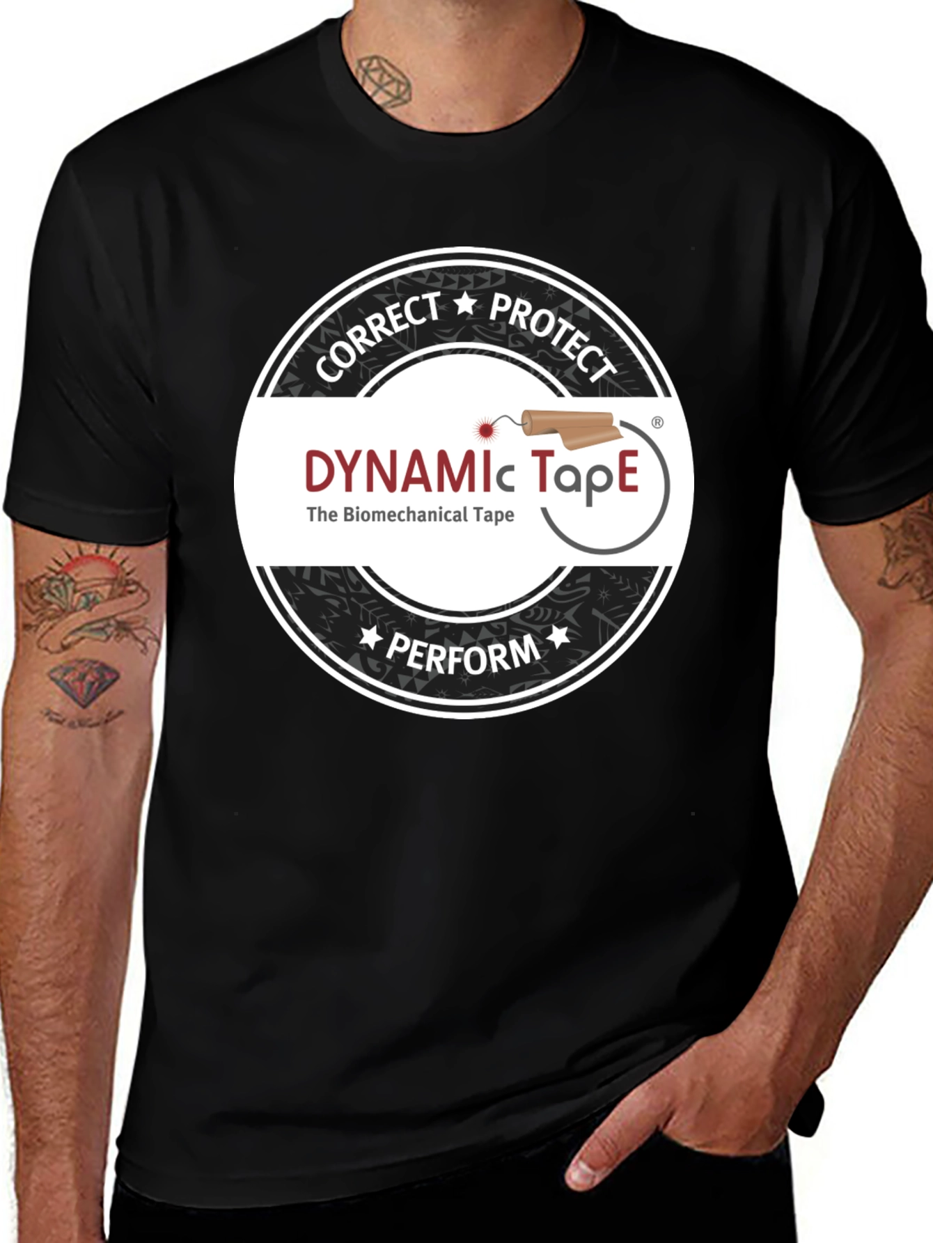 Dynamic Tape T-Shirt - Correct, Protect, Perform