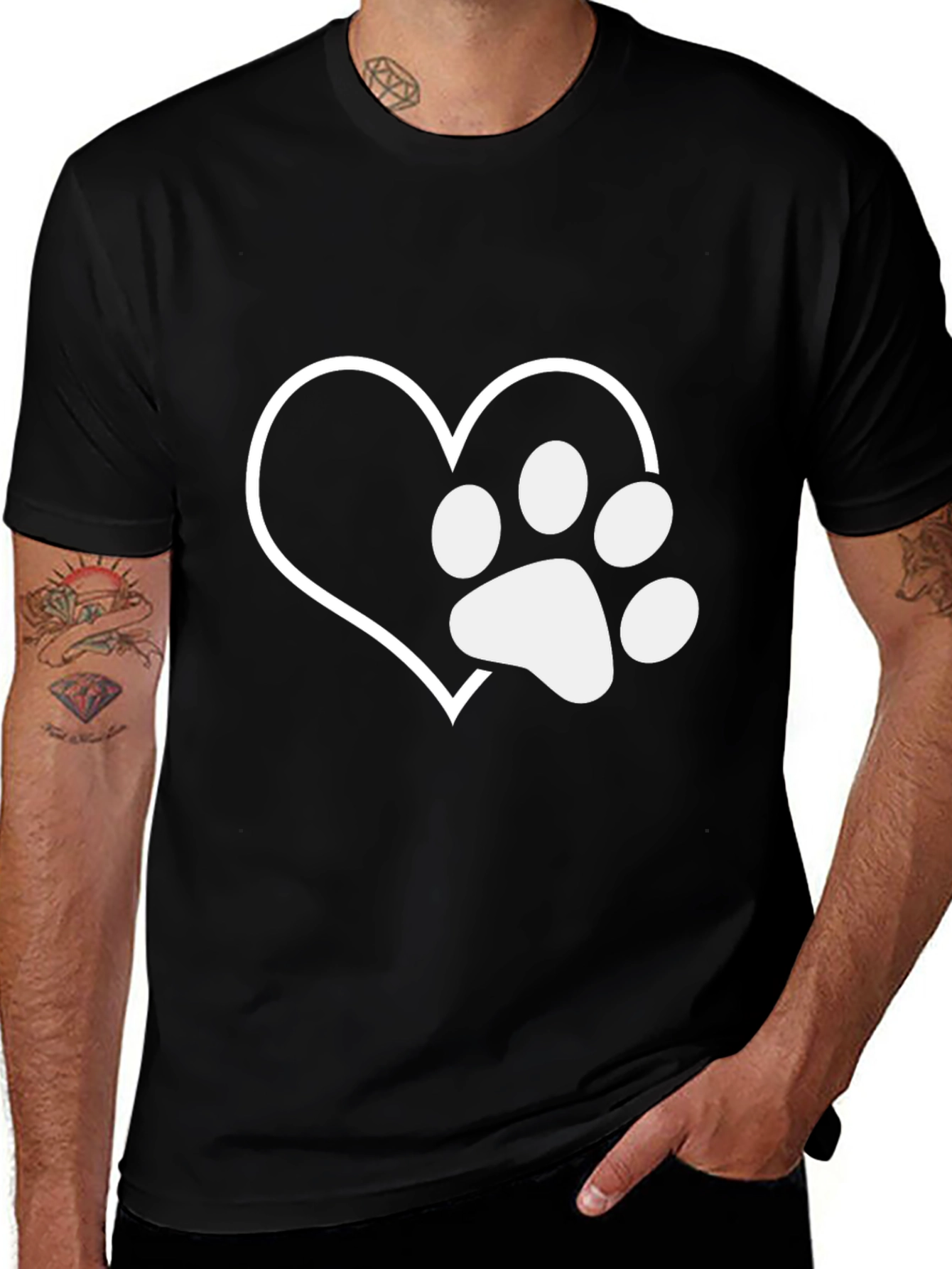 Paw Heart Tee - Love Your Pet!