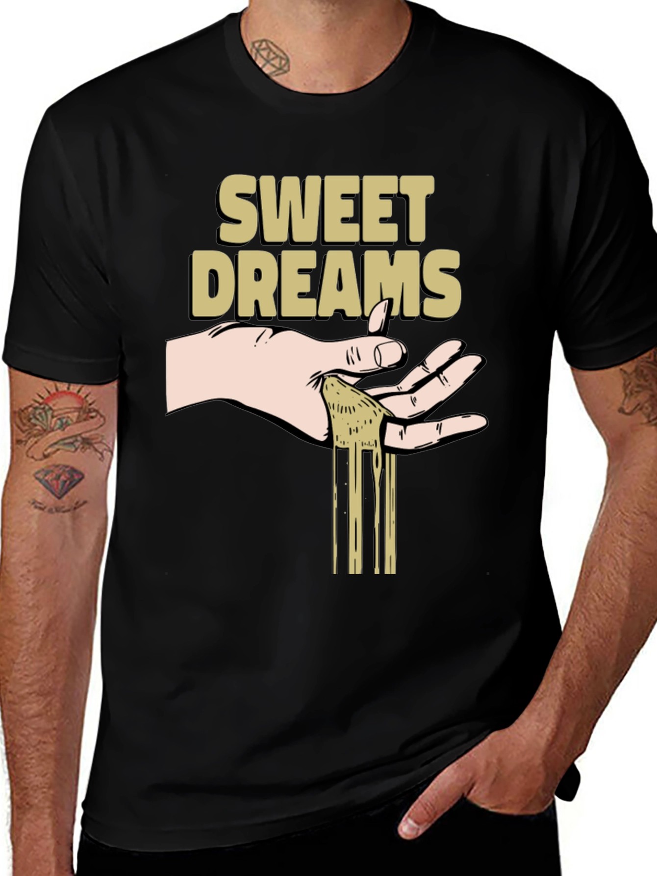 Variant 17 of Sweet Dreams Graphic T-Shirt - Black
