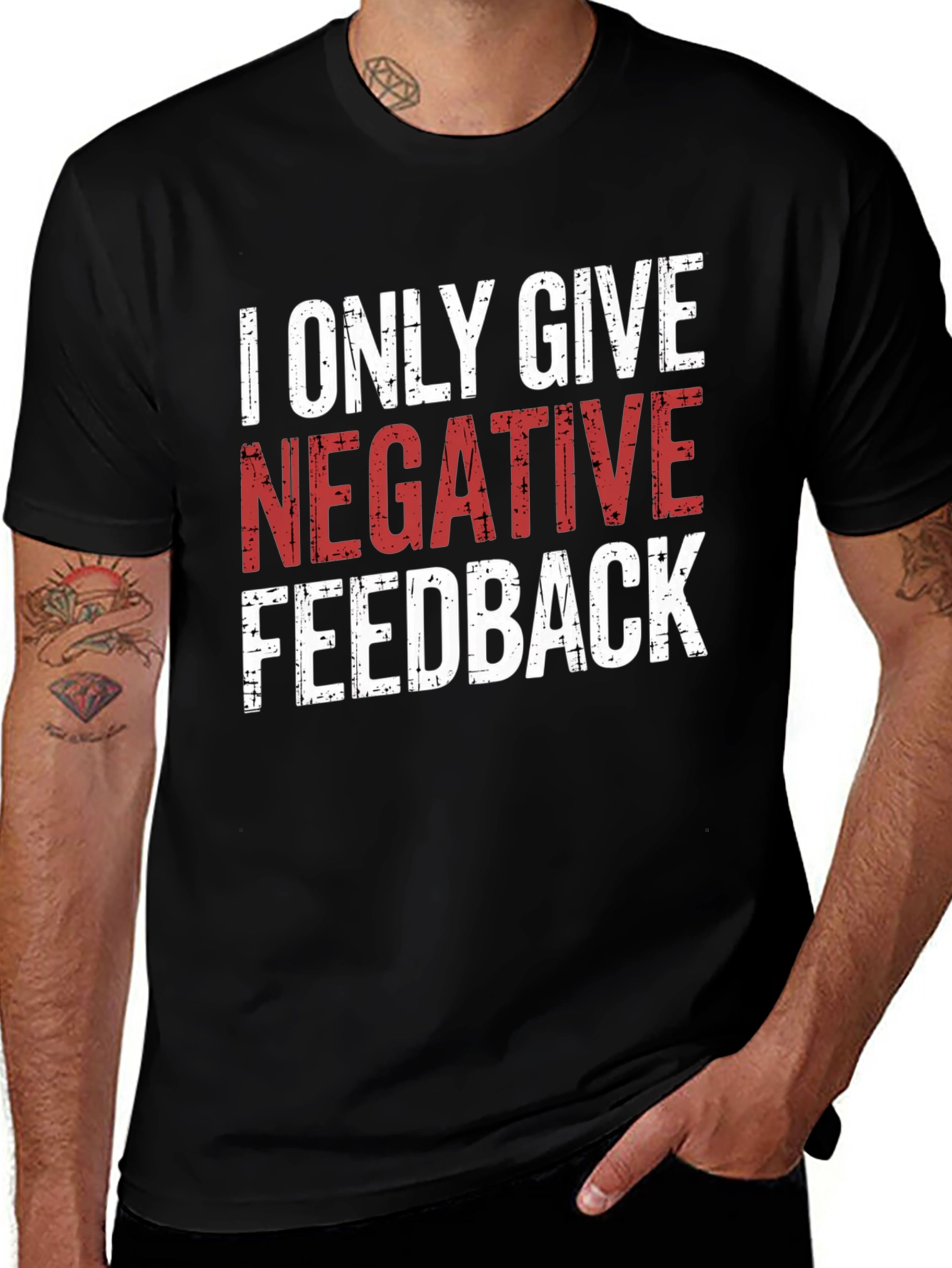 Variant 22 of Negative Feedback Graphic T-Shirt