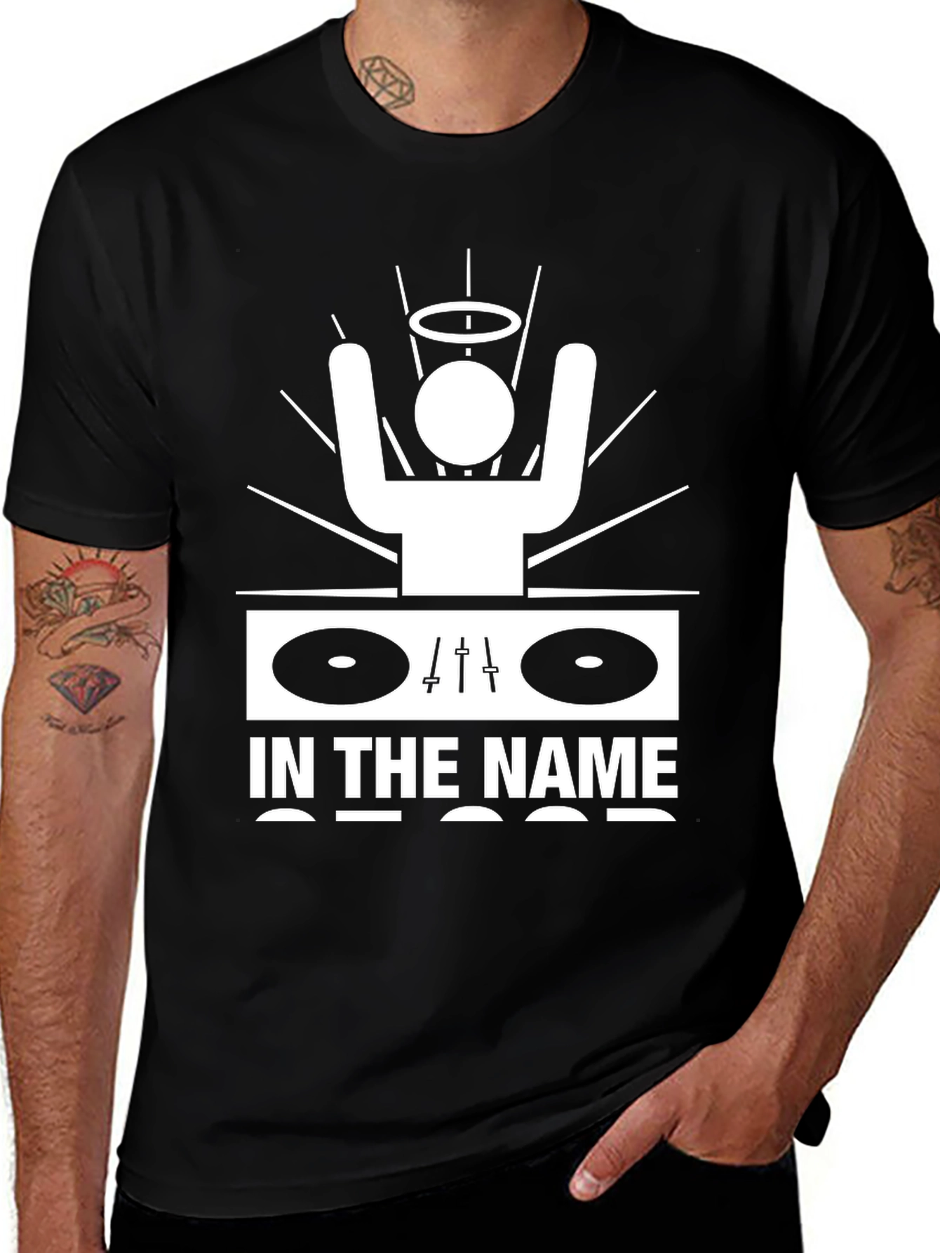 In the Name of Good! DJ Graphic T-Shirt