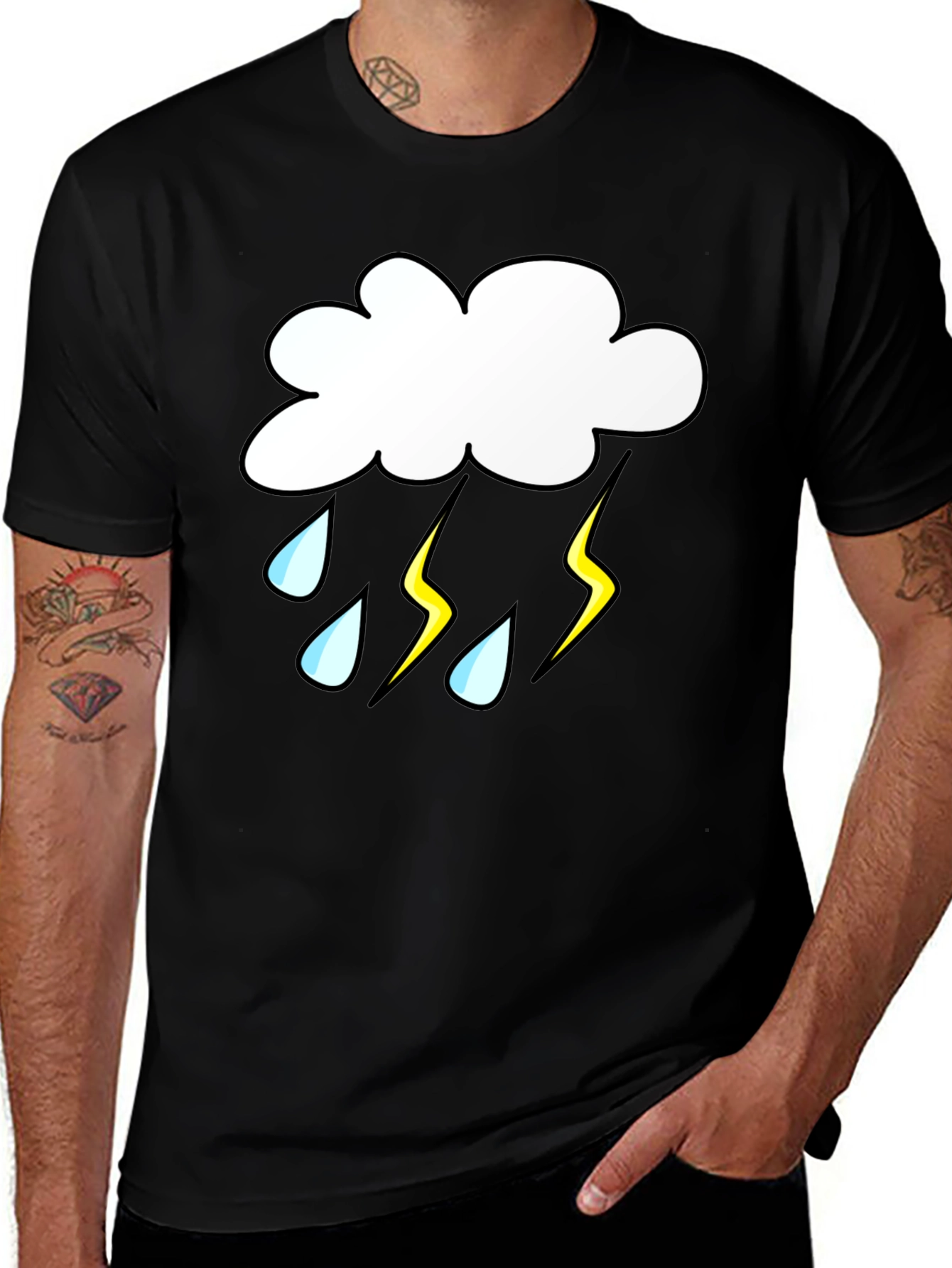 Variant 8 of Stormy Weather Graphic T-Shirt