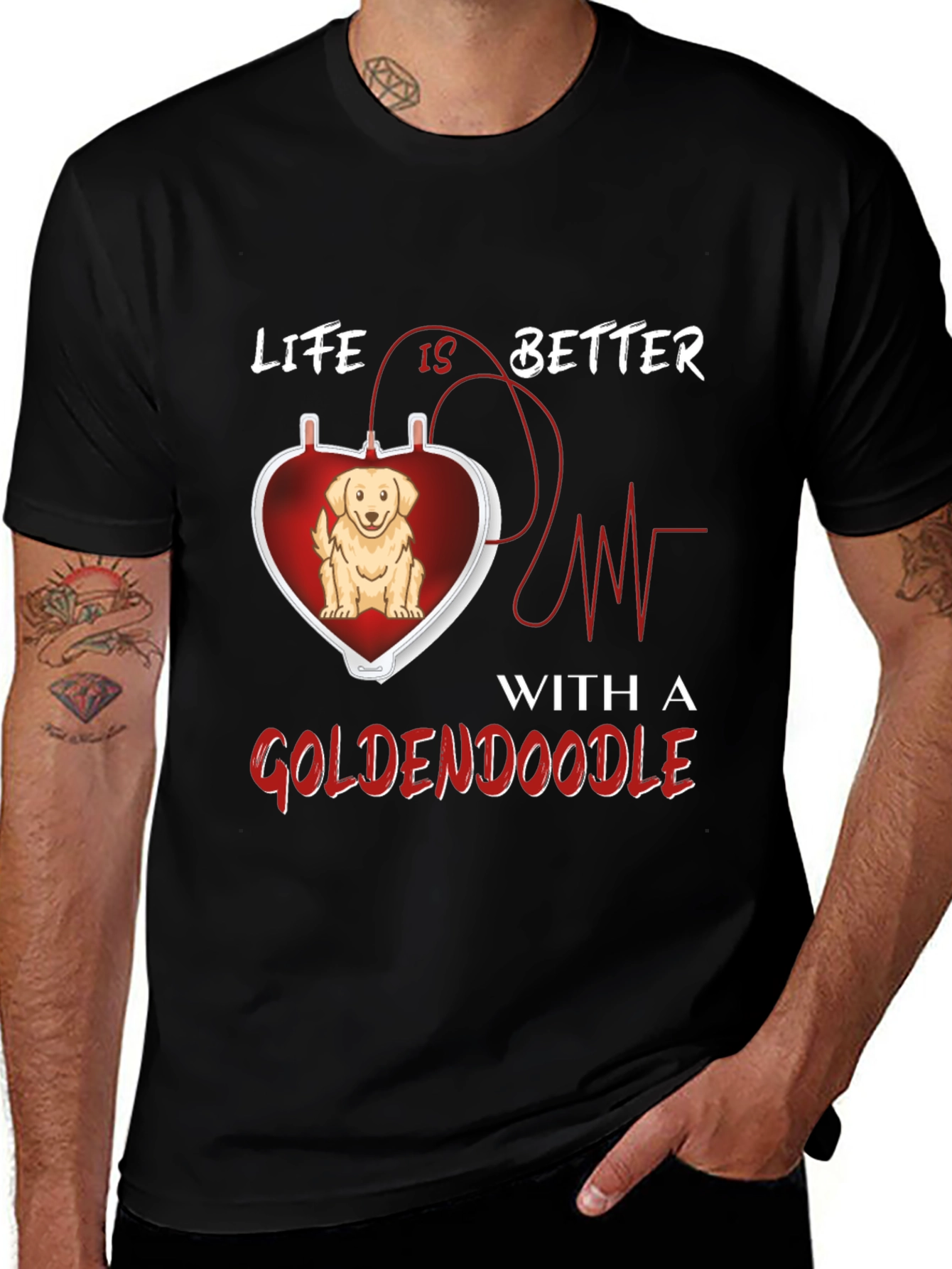 Life is Better with a Goldendoodle T-Shirt