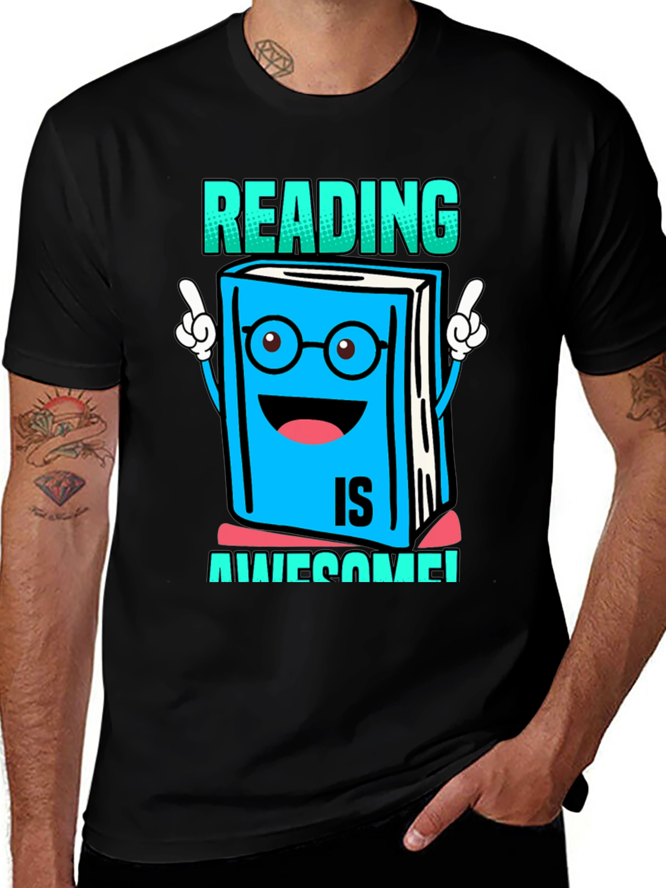 Reading is Awesome T-Shirt - Book Lover Tee
