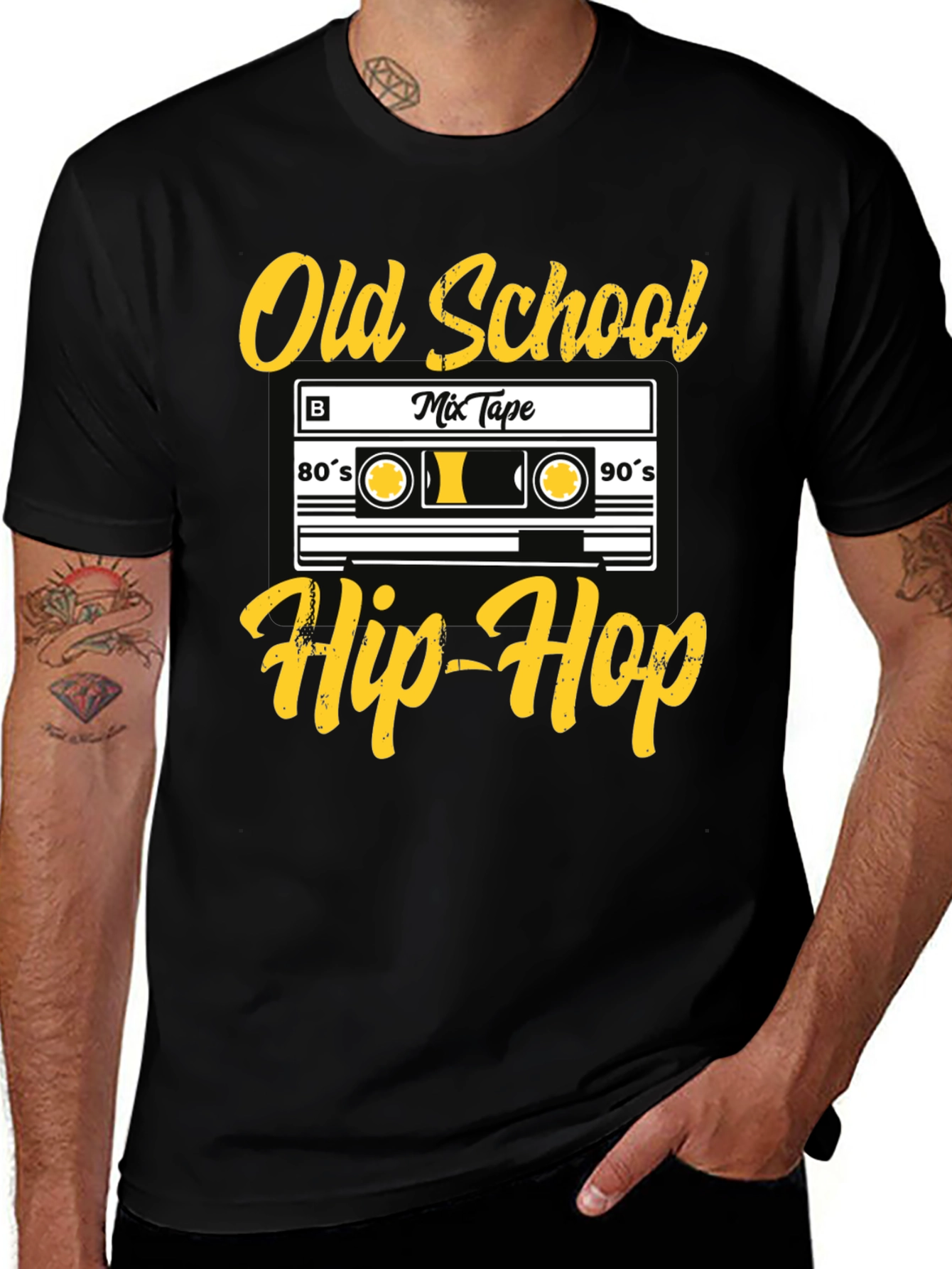 Variant 28 of Old School Hip-Hop Mix Tape T-Shirt