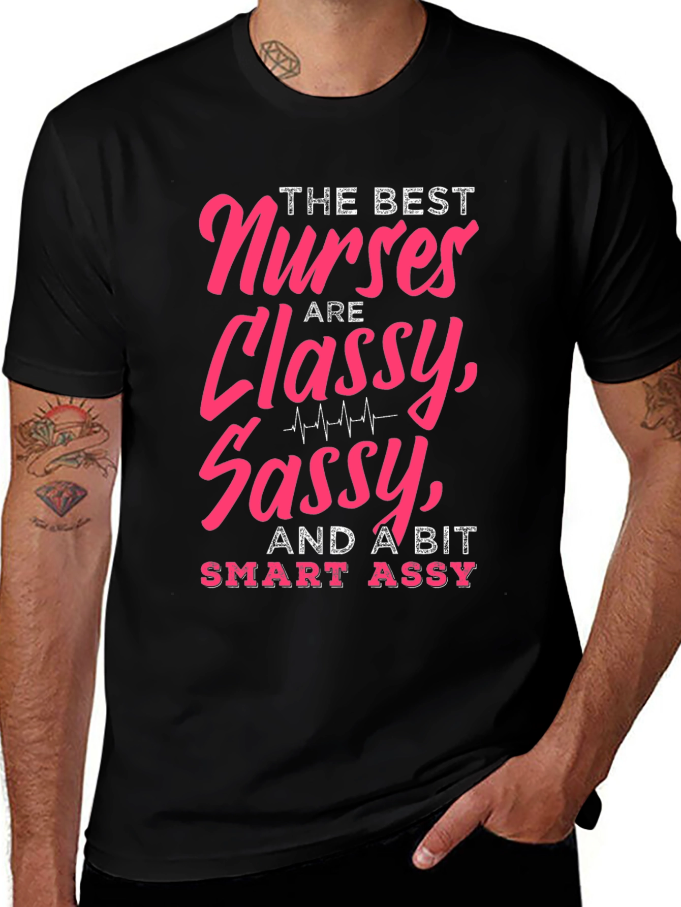 Variant 25 of Classy Sassy Smart Assy Nurse Graphic Tee