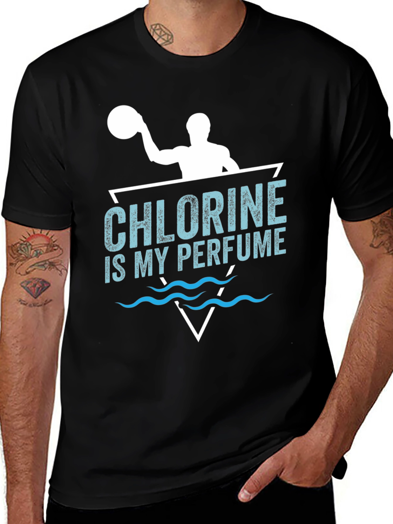 Variant 20 of Chlorine Is My Perfume Water Polo T-Shirt