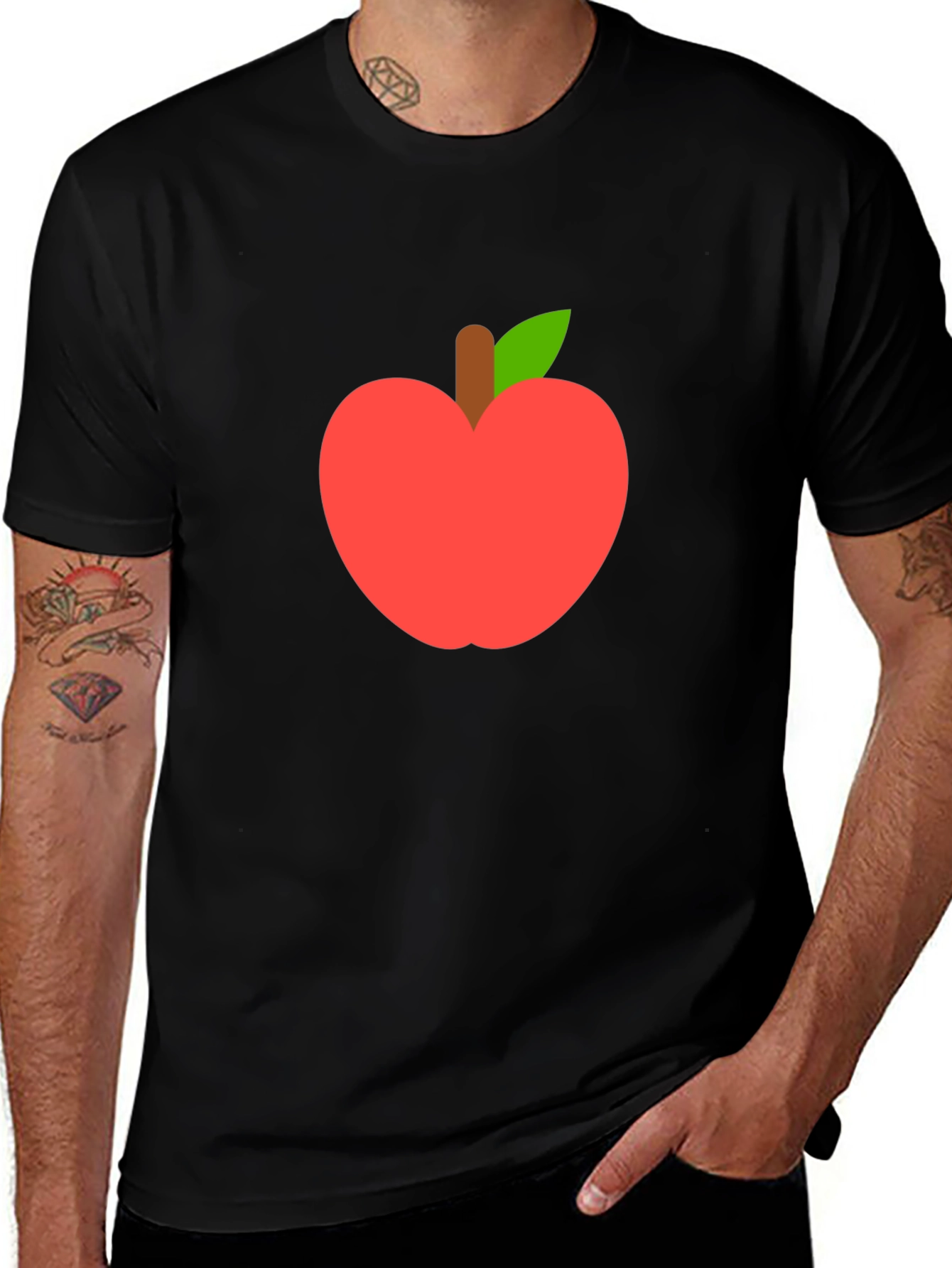 Variant 15 of Apple Graphic Tee - Modern Unisex Shirt