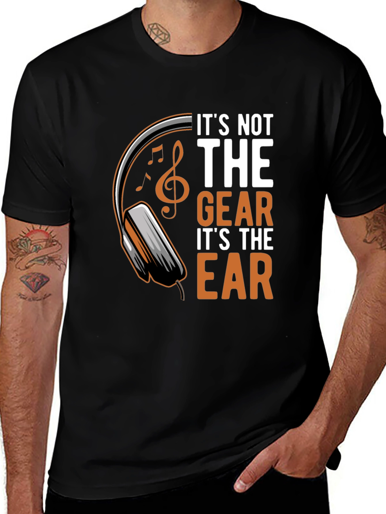 Variant 10 of Music Lover T-Shirt: It's Not the Gear, It's the Ear