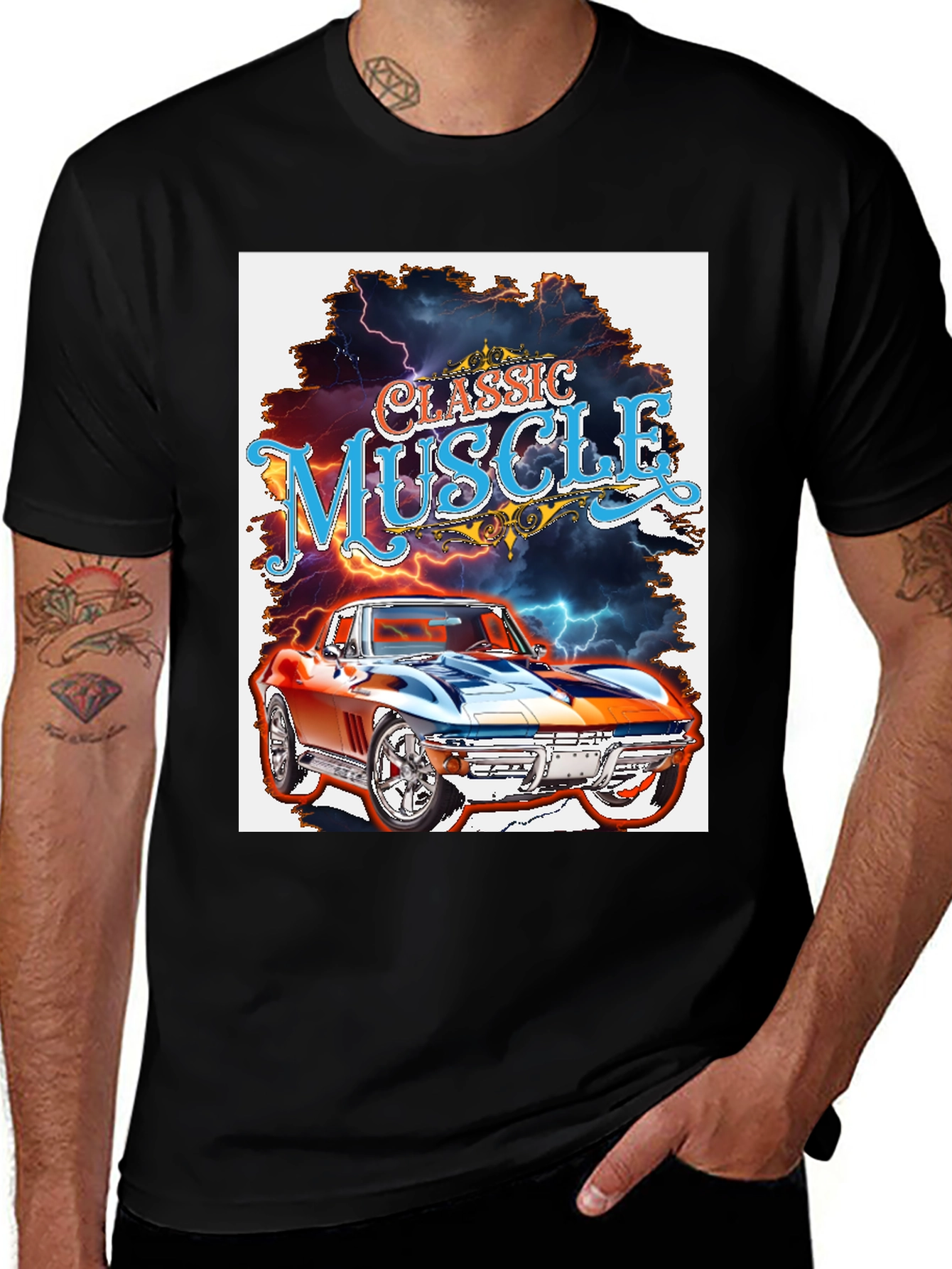 Variant 16 of Classic Muscle Car T-Shirt