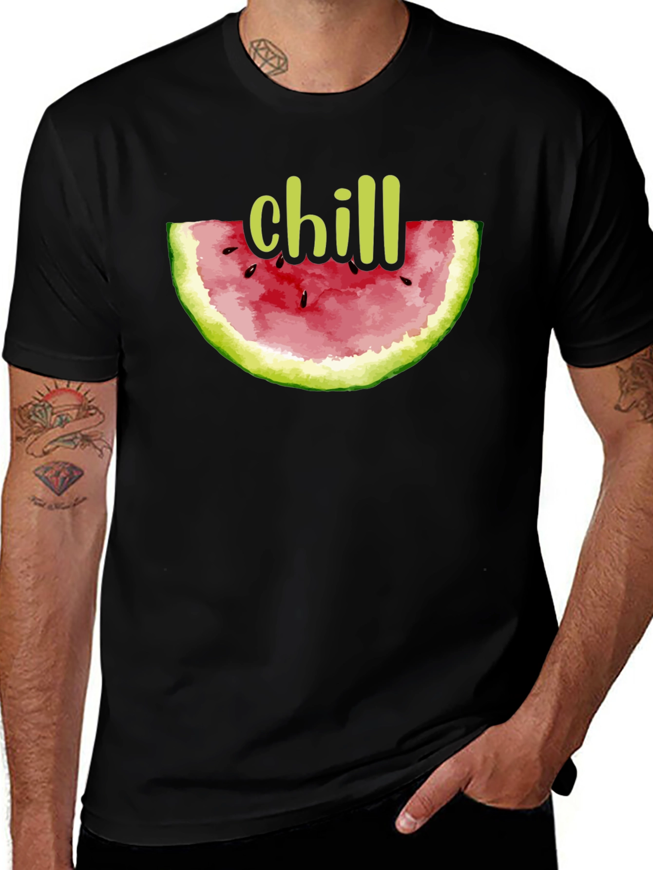 Variant 3 of Chill Watermelon Graphic T-Shirt