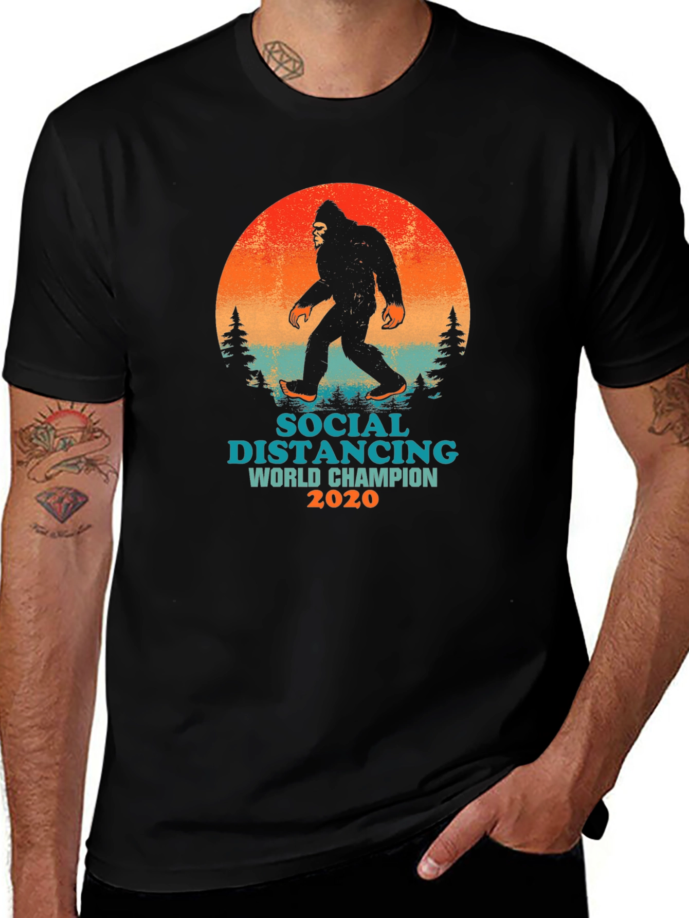 Variant 30 of Social Distancing World Champion 2020 T-Shirt