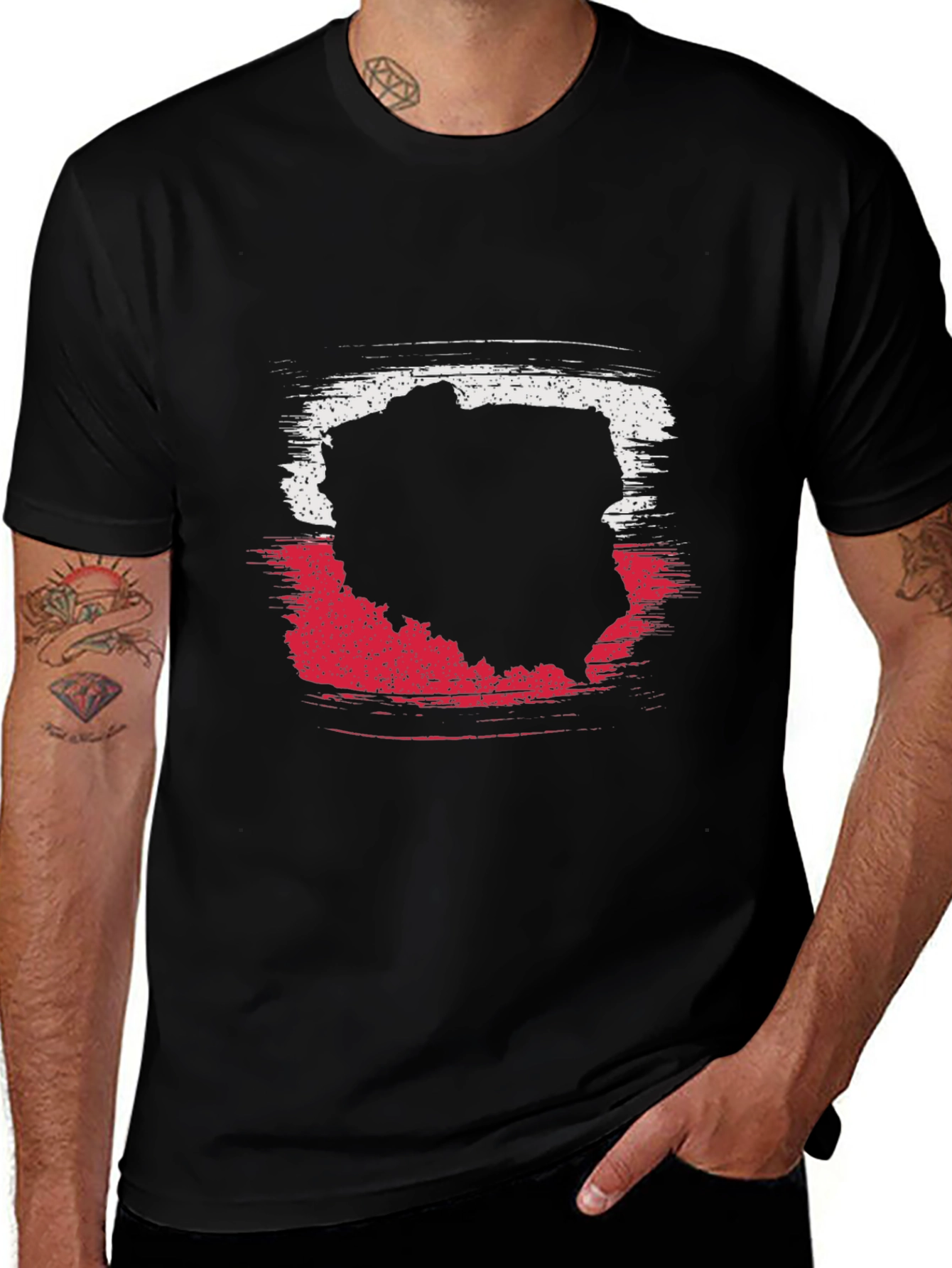 Poland Flag Map T-Shirt - Polish Pride Tee