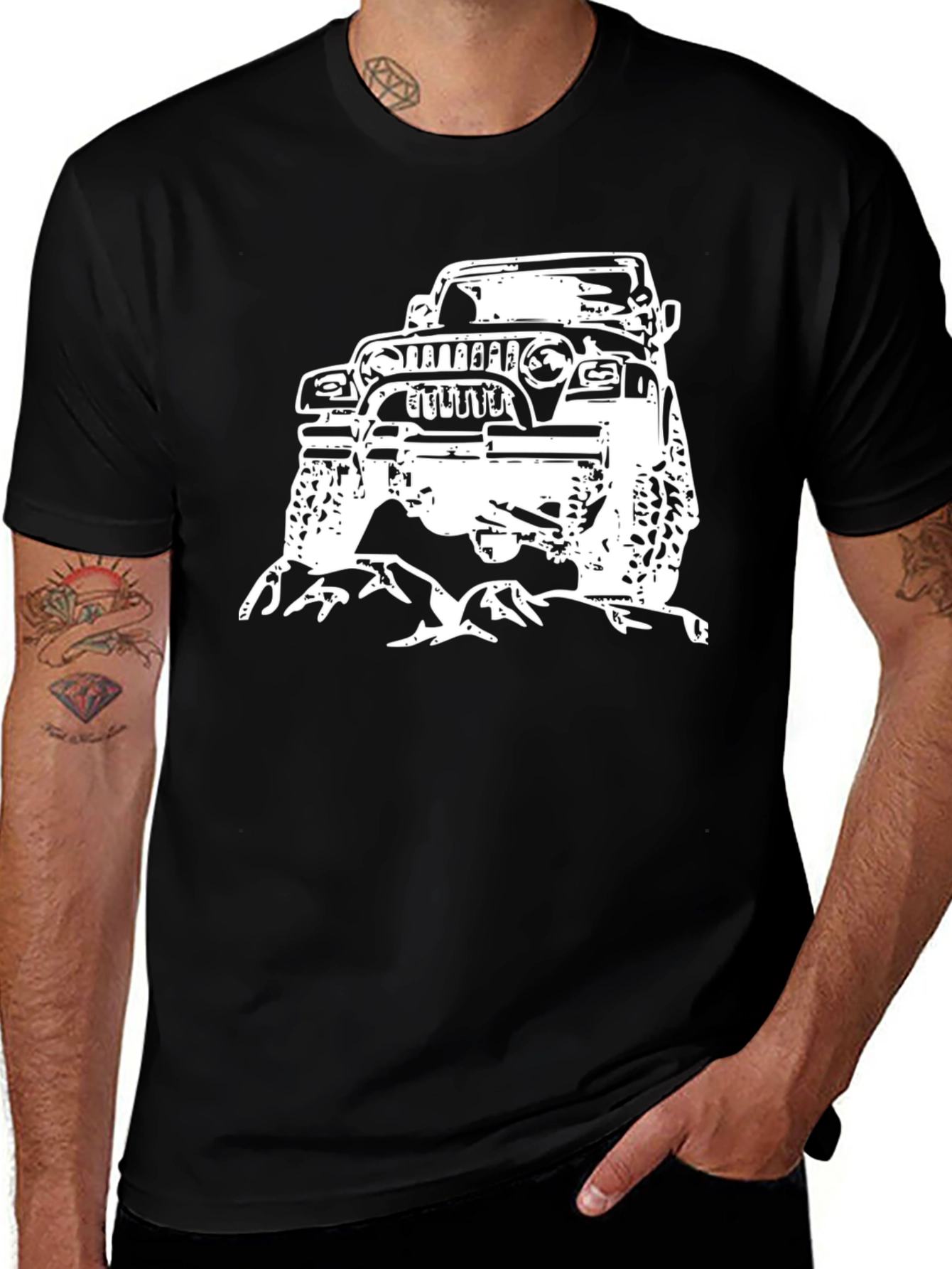 Jeep Off-Road Graphic T-Shirt - Black