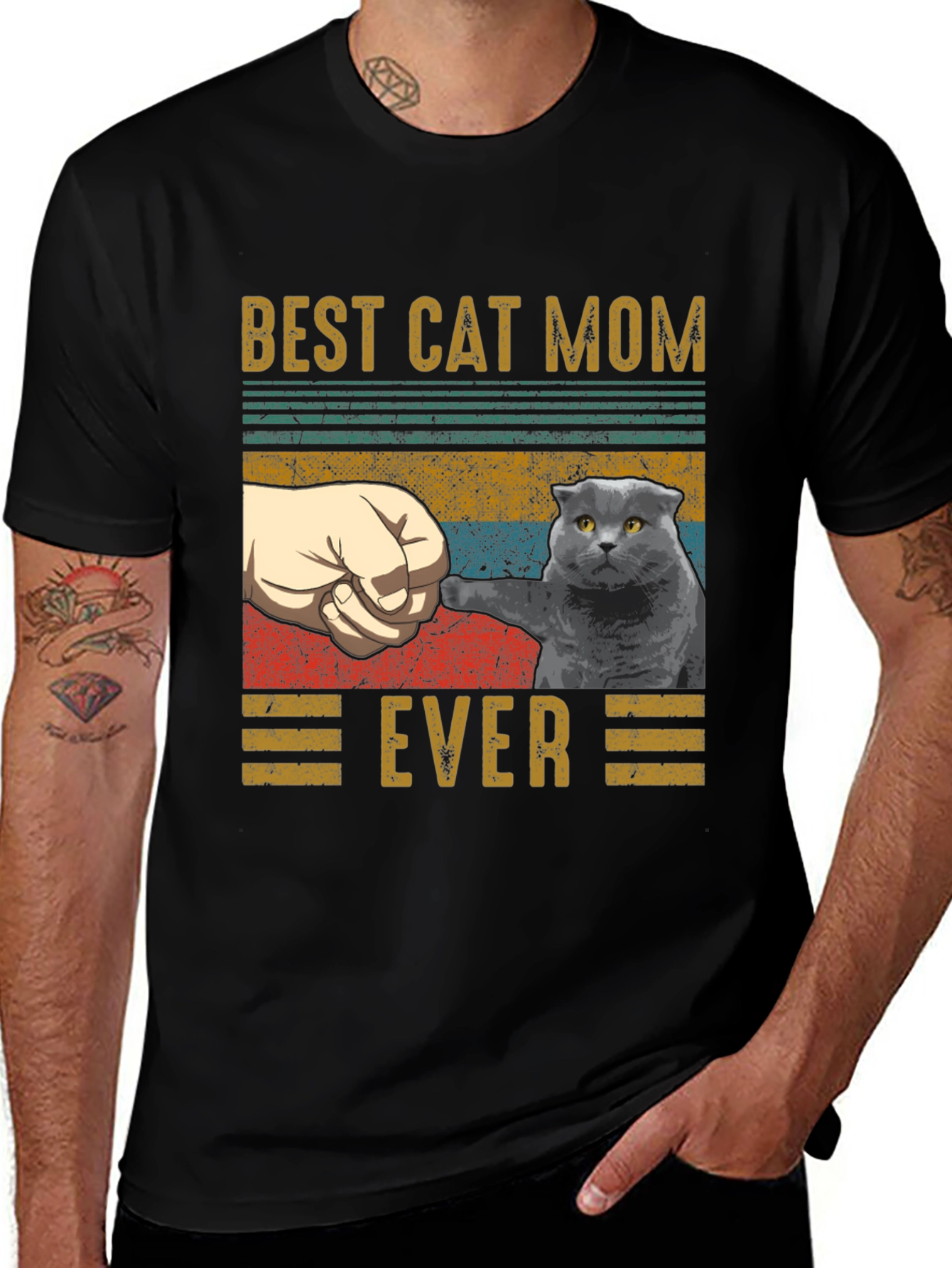 Variant 23 of Best Cat Mom Ever T-Shirt