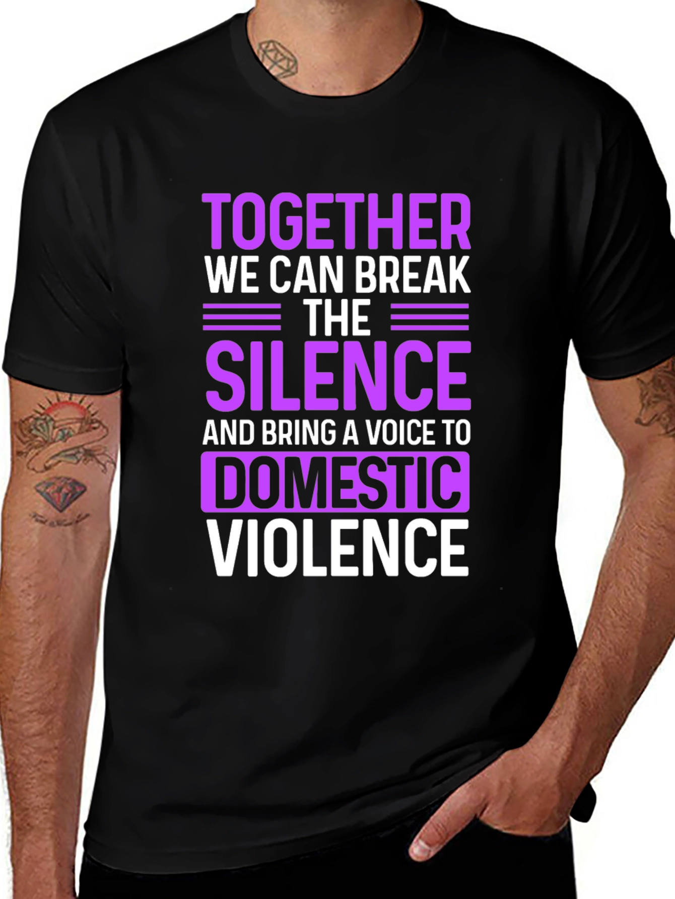Break the Silence Domestic Violence Awareness T-Shirt