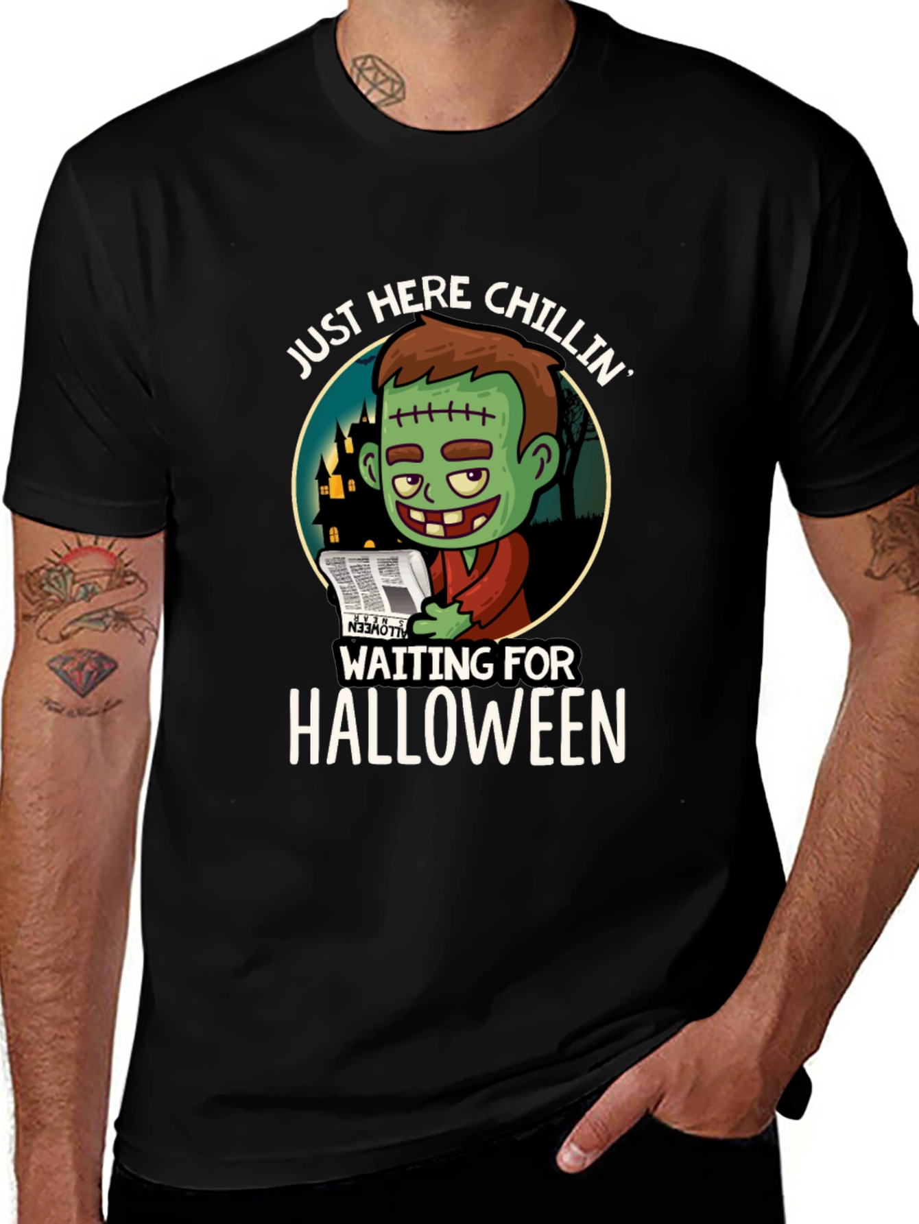 Halloween Zombie Chillin' T-Shirt
