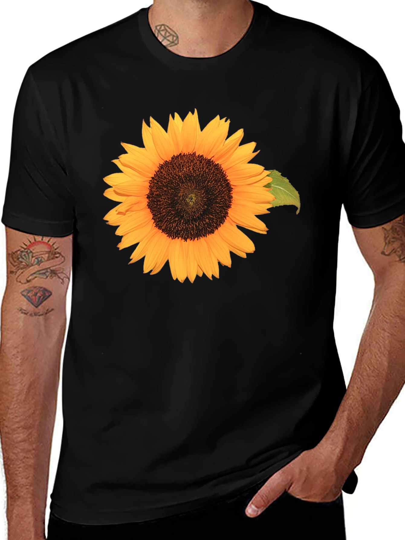 Variant 14 of Sunflower Graphic T-Shirt - Unisex Cotton Tee