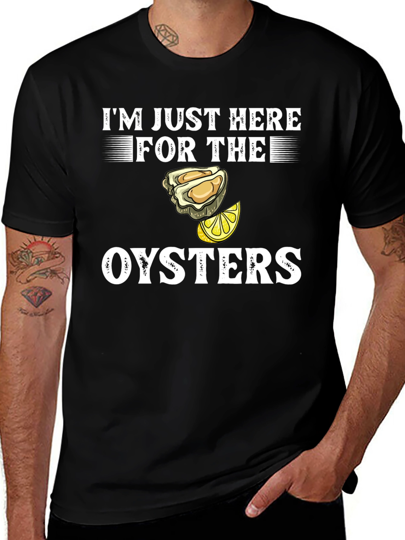 Oysters Graphic Tee - Seafood Lover's Humor