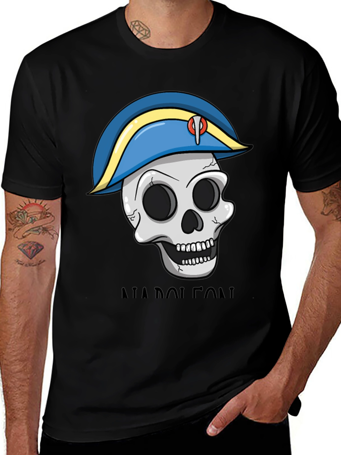 Napoleon Skull Graphic T-Shirt