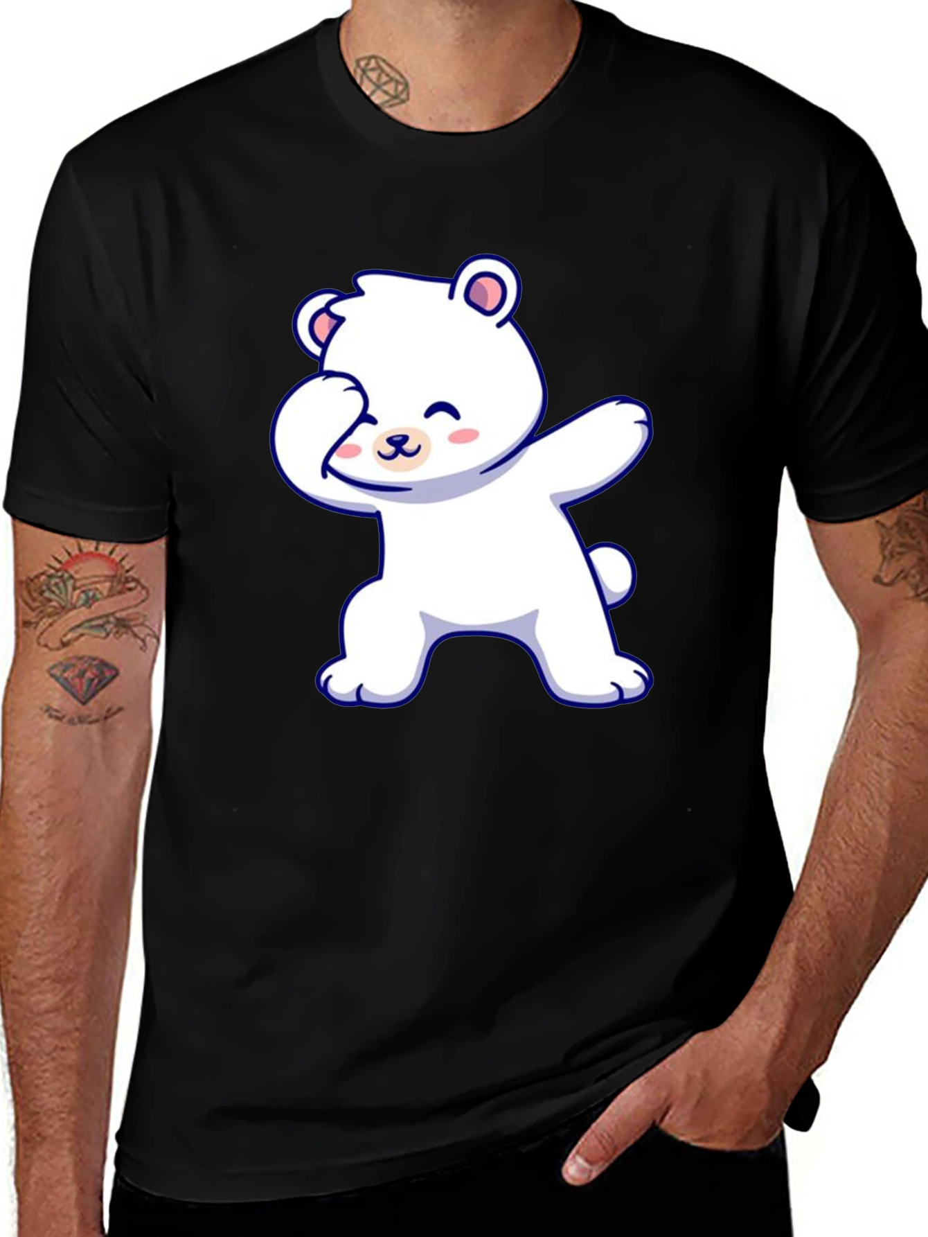 Variant 15 of Cute Polar Bear Dab T-Shirt