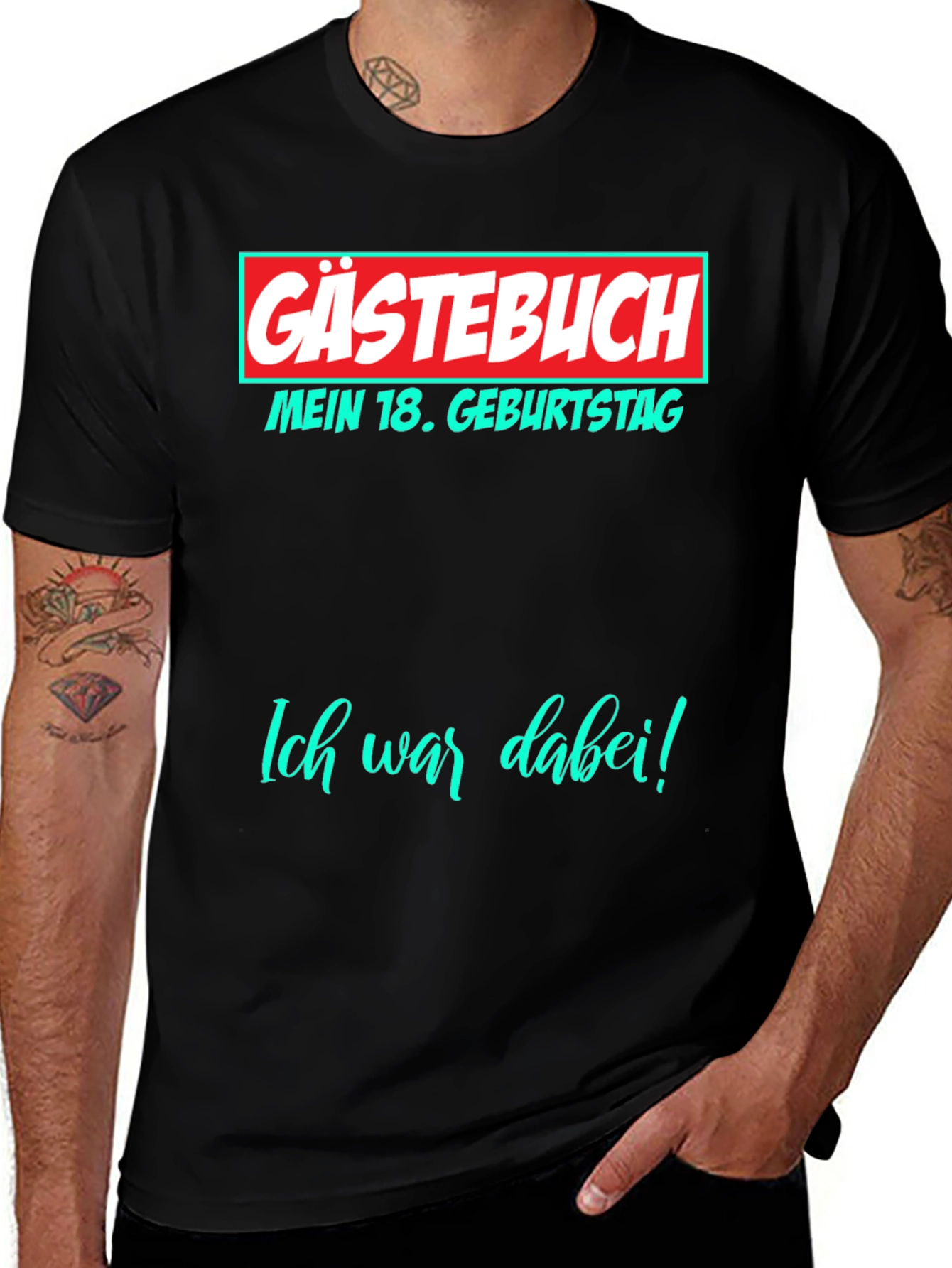 Gästebuch 18. Geburtstag T-Shirt