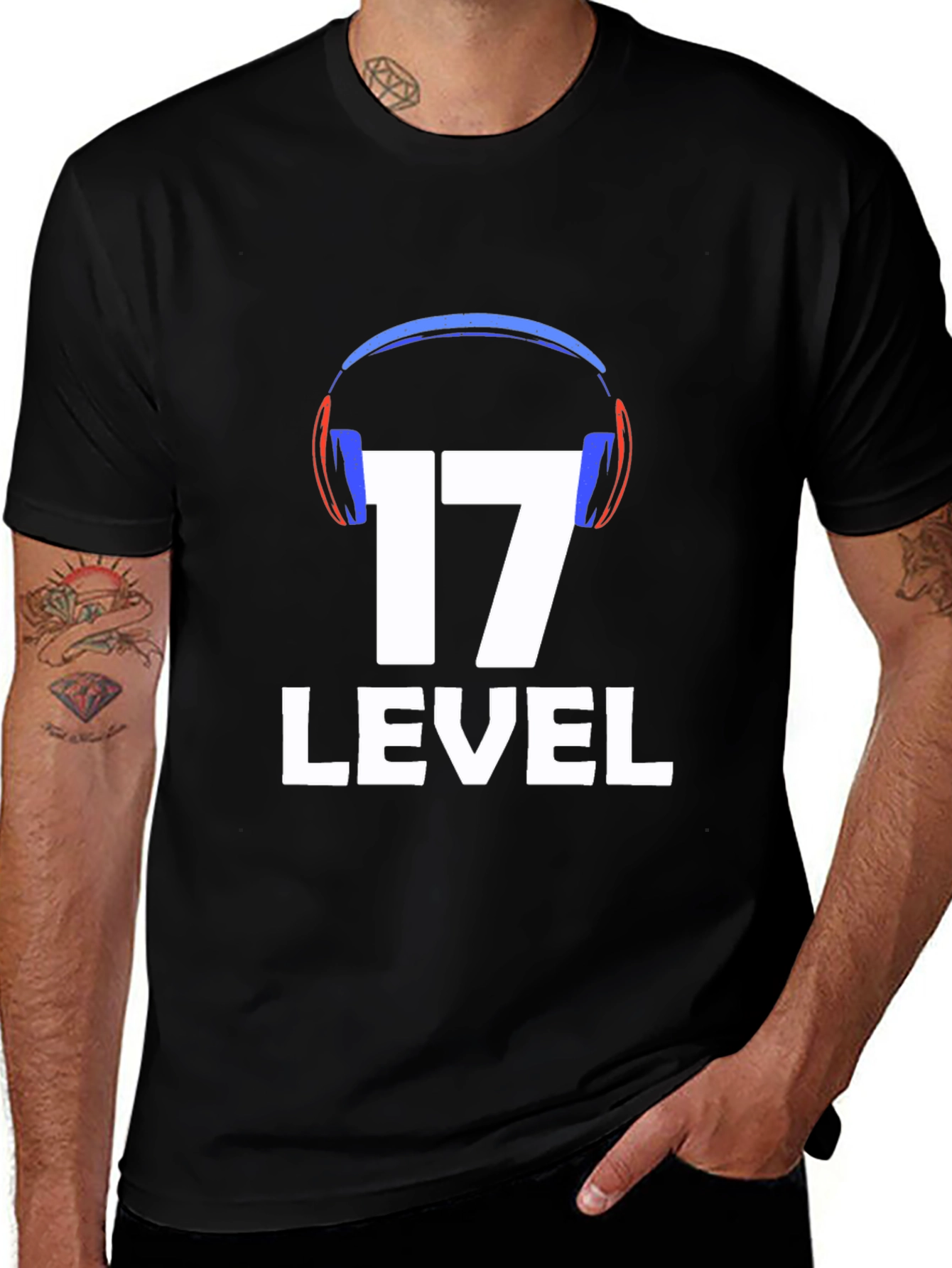 Variant 11 of Level 17 Gamer T-Shirt