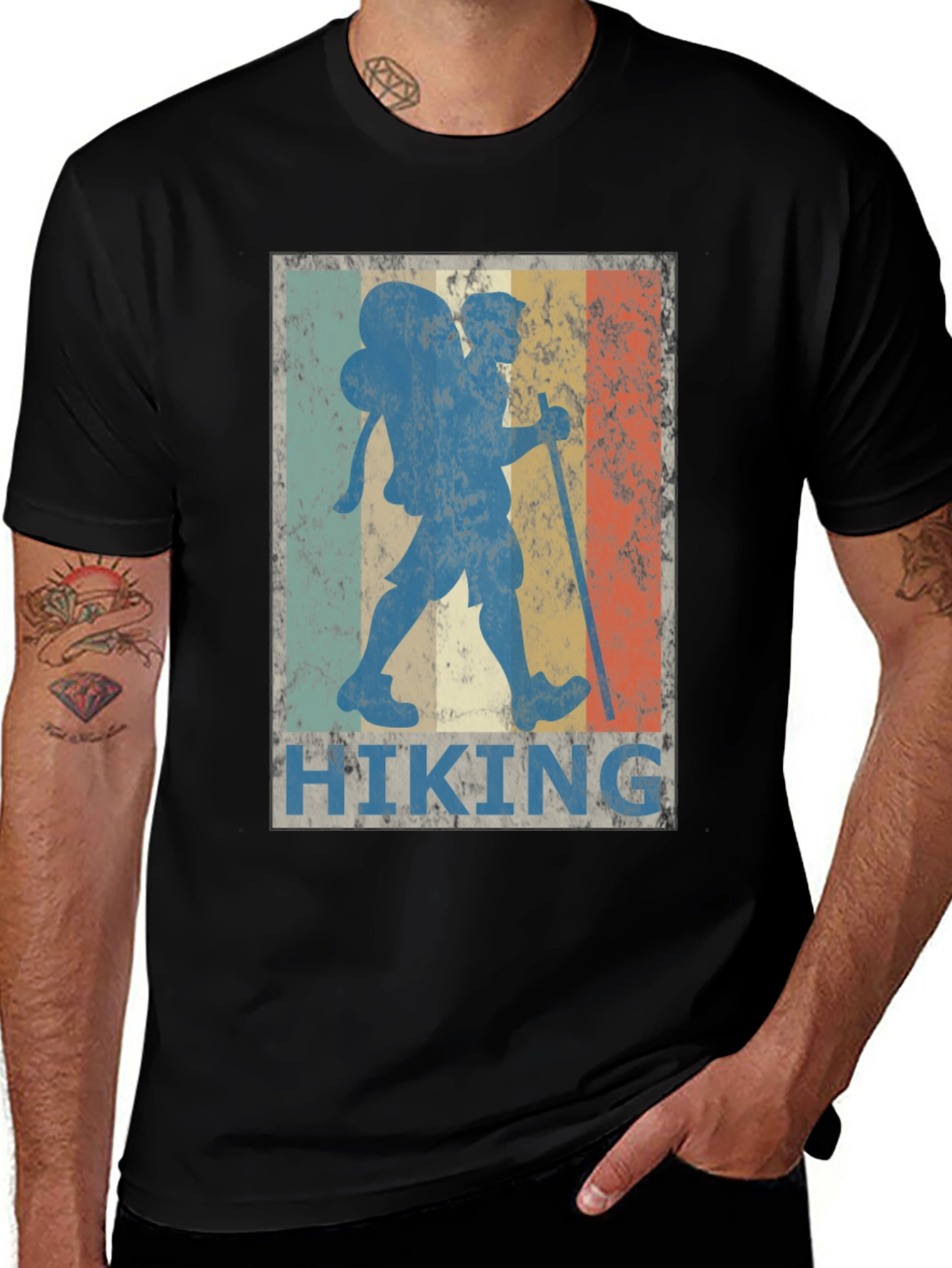 Vintage Hiking Graphic T-Shirt