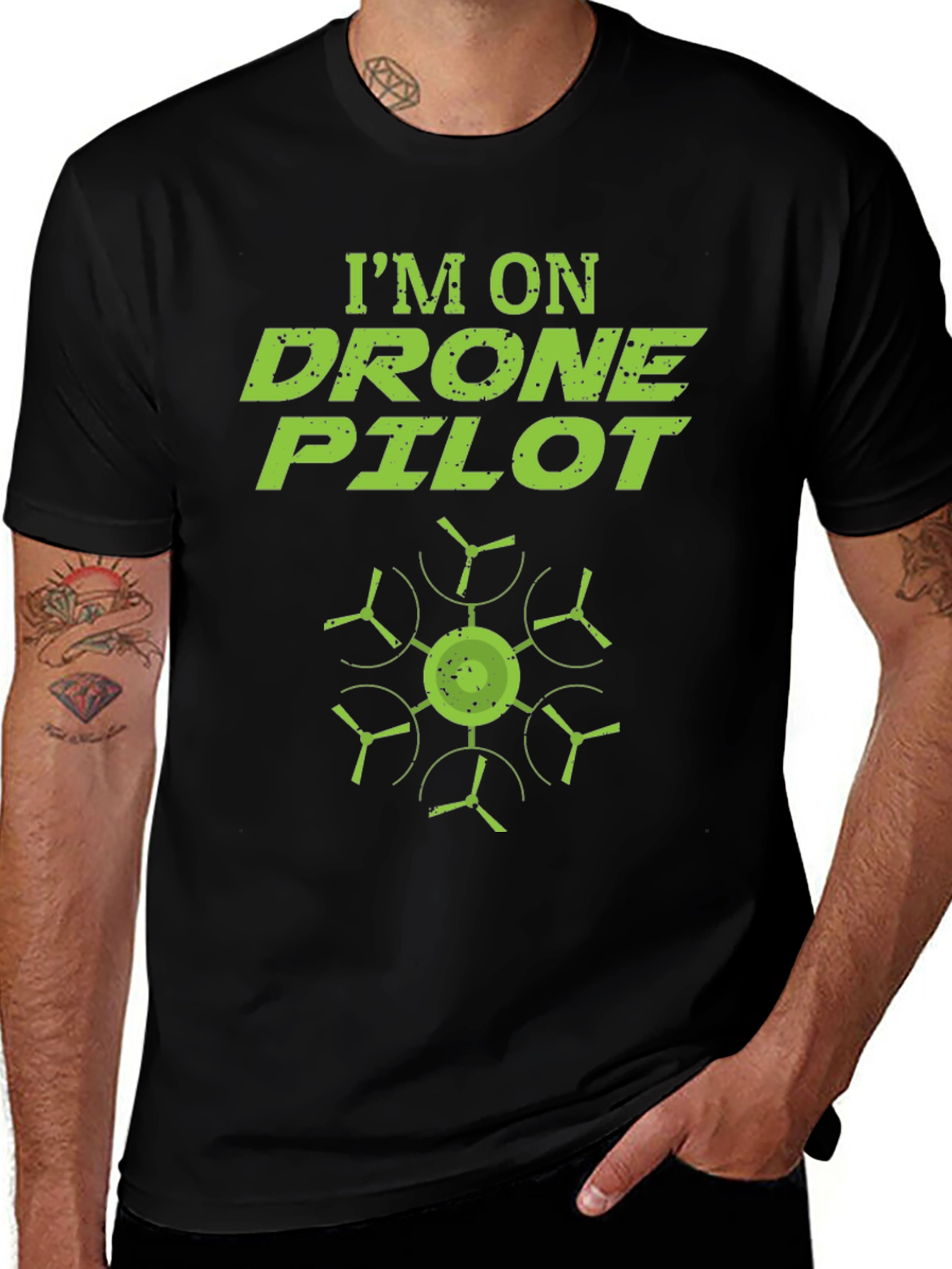 I'm On Drone Pilot T-Shirt - Cool Graphic Tee