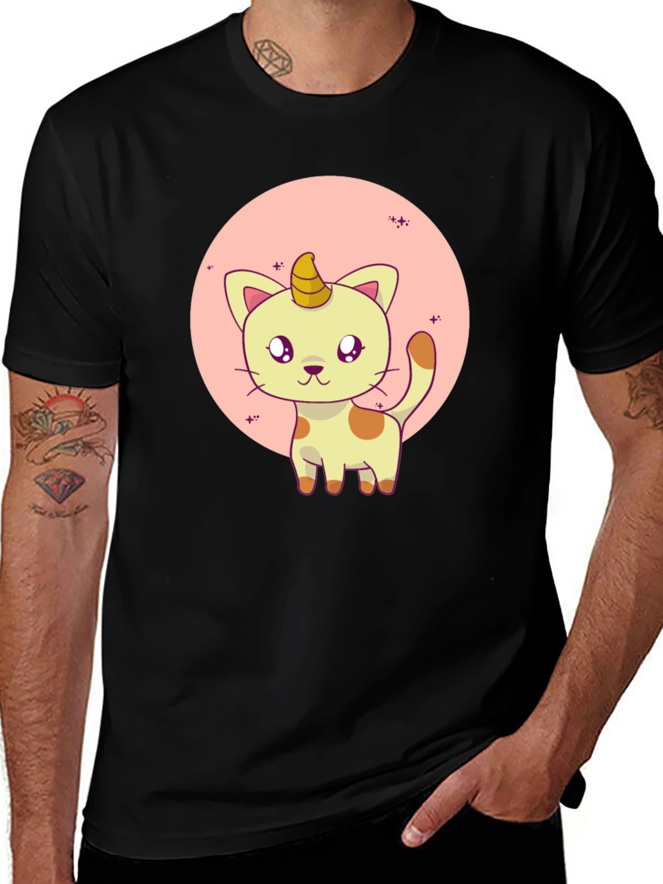 Variant 25 of Cute Unicorn Cat Graphic T-Shirt