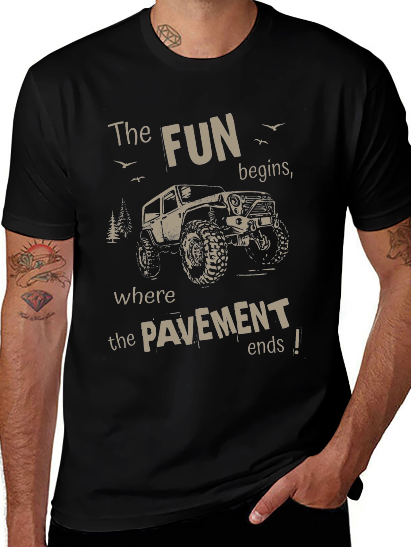 Variant 26 of Off-Road Adventure T-Shirt: The Fun Begins