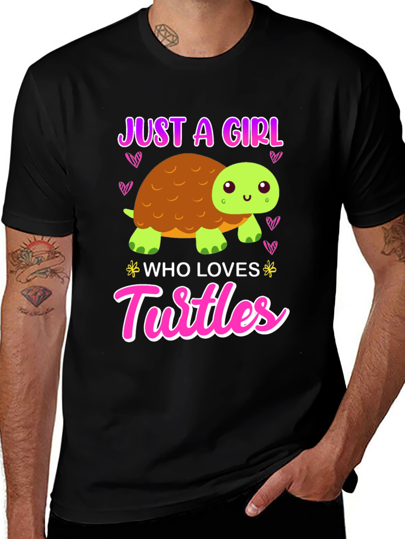 Variant 15 of Just a Girl Who Loves Turtles T-Shirt