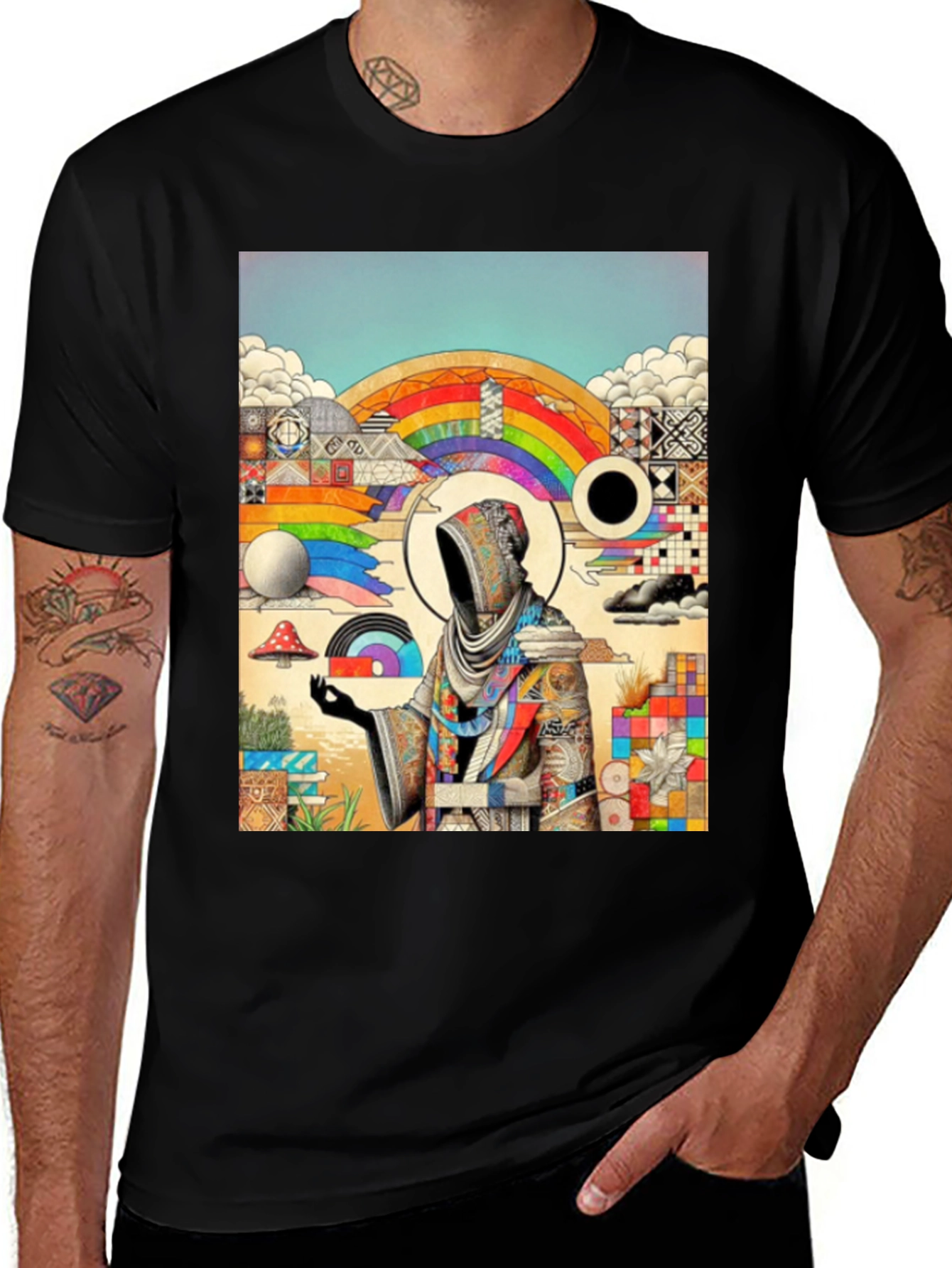 Psychedelic Rainbow Art T-Shirt