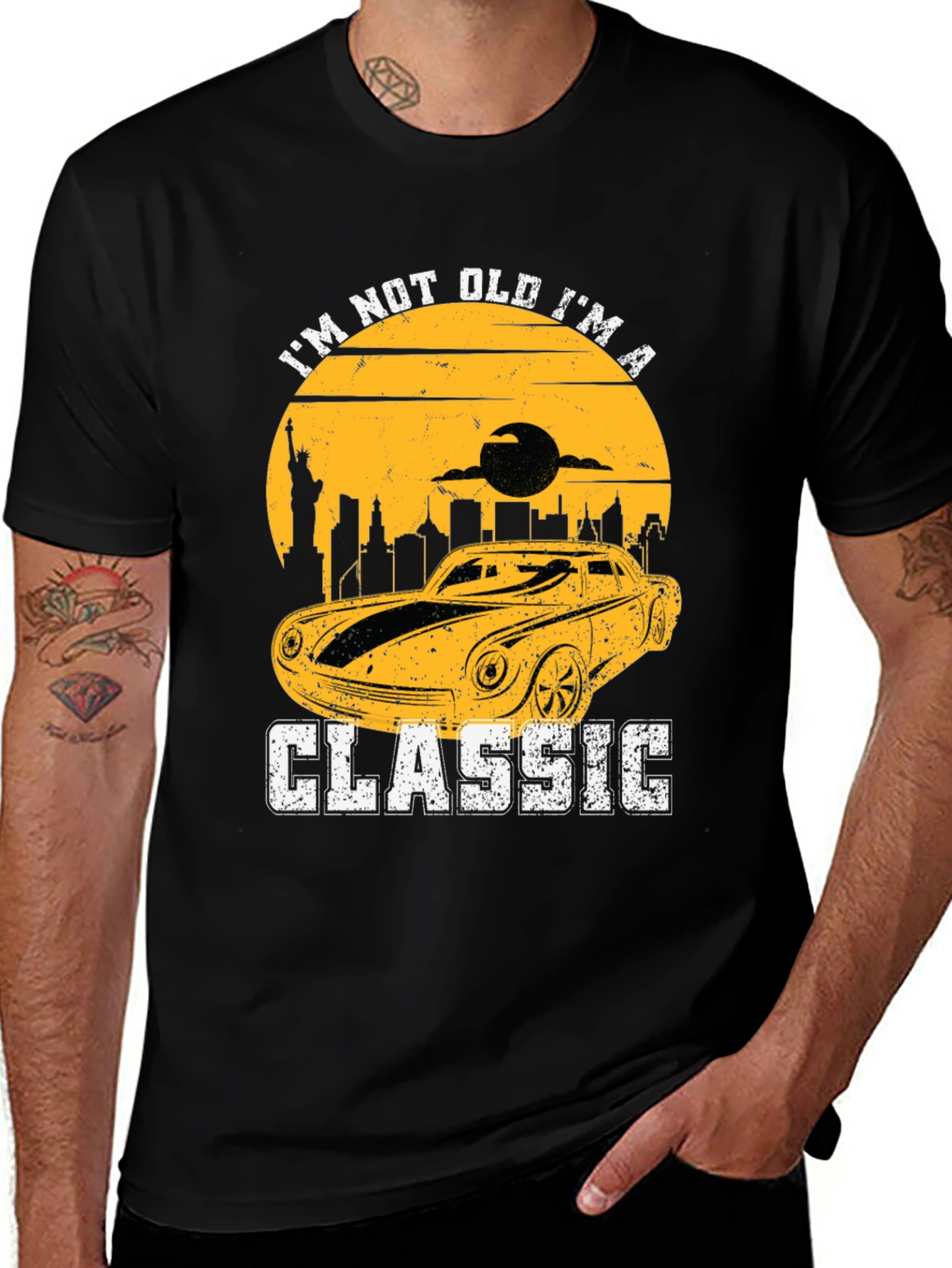 Variant 12 of Classic Car T-Shirt - "I'm Not Old, I'm a Classic"