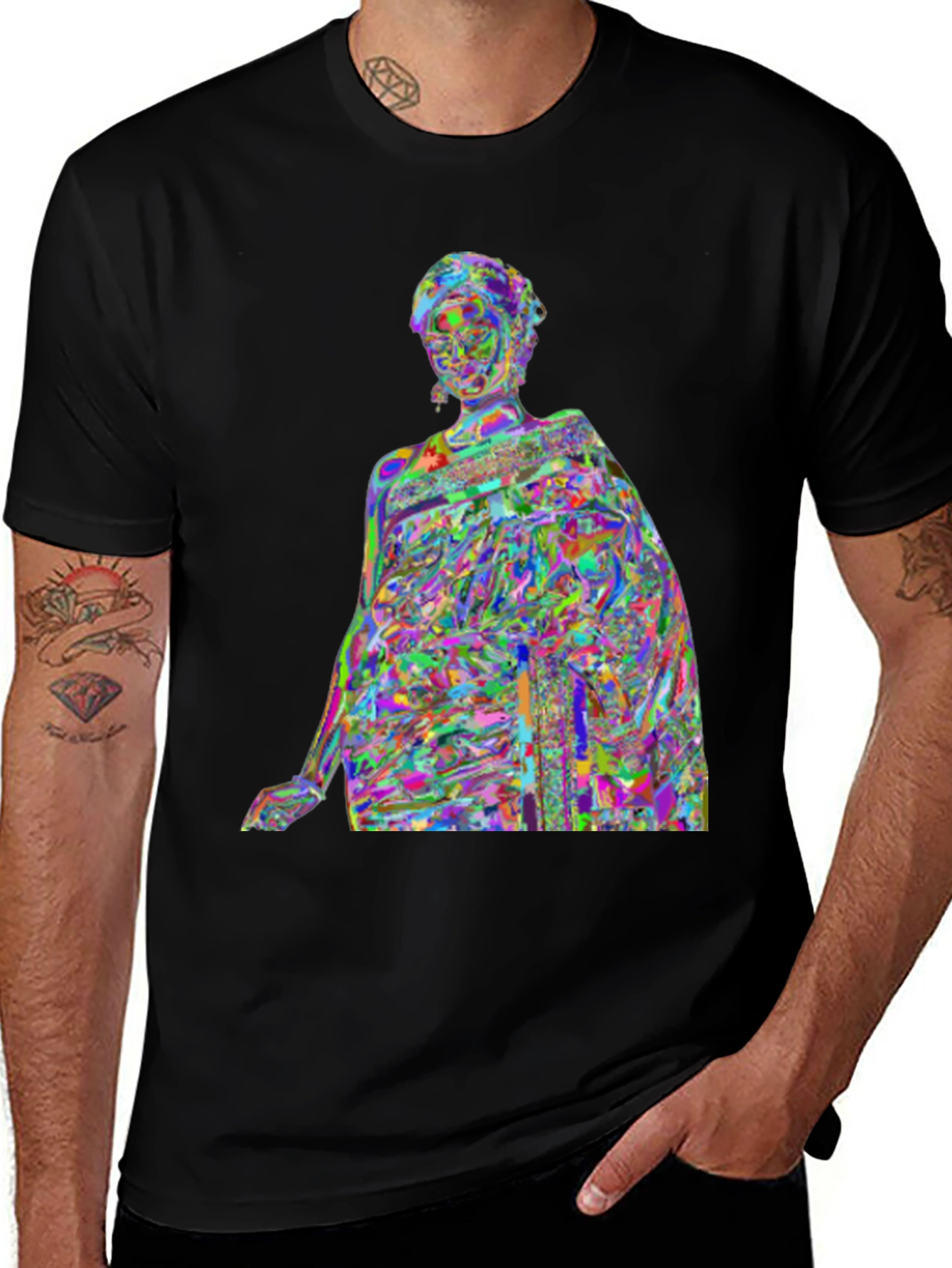 Variant 5 of Abstract Art T-Shirt - Unique Graphic Tee