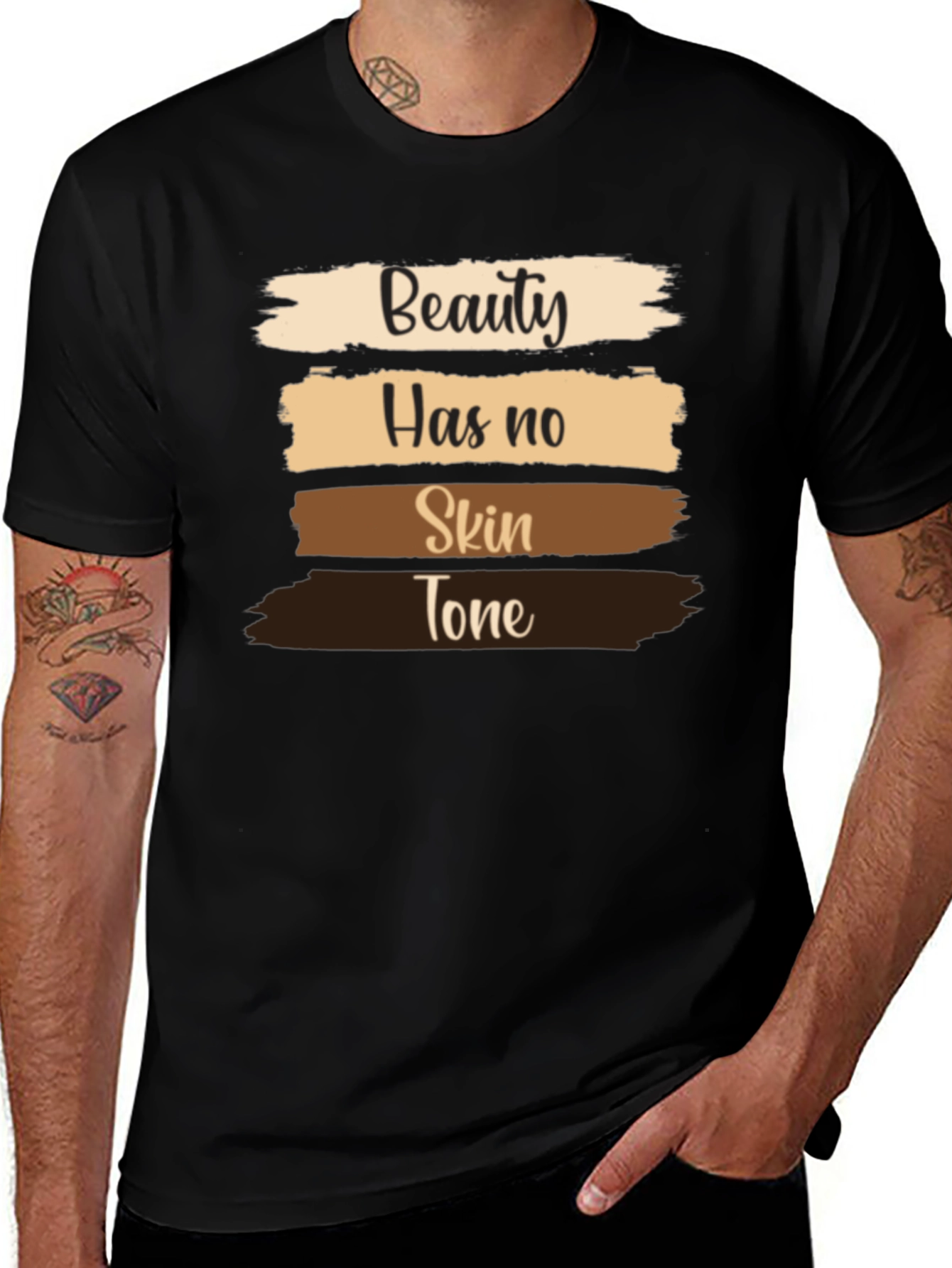 Variant 15 of Beauty Has No Skin Tone T-Shirt