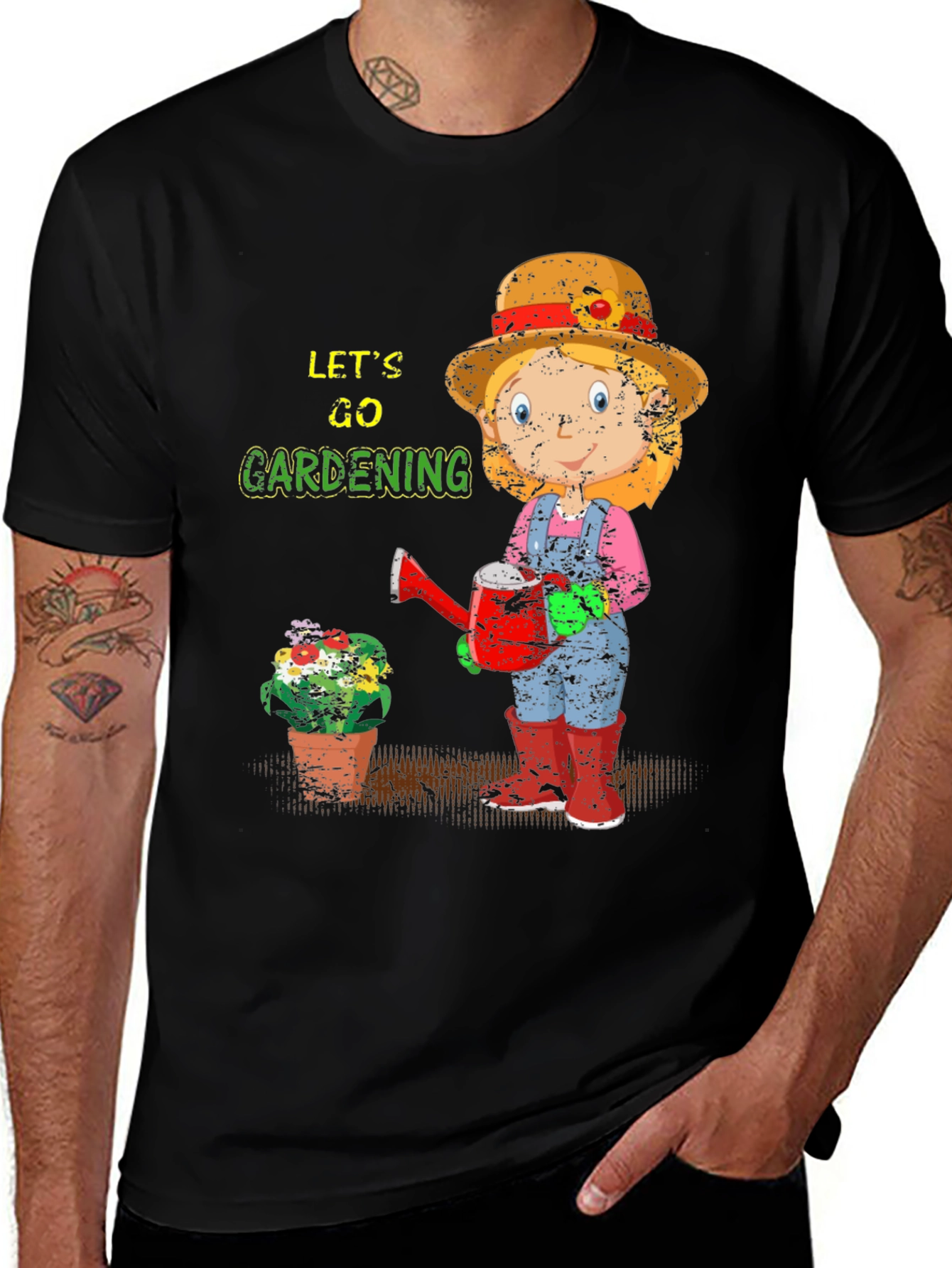 Variant 13 of Gardening T-Shirt - Let's Go Gardening Tee