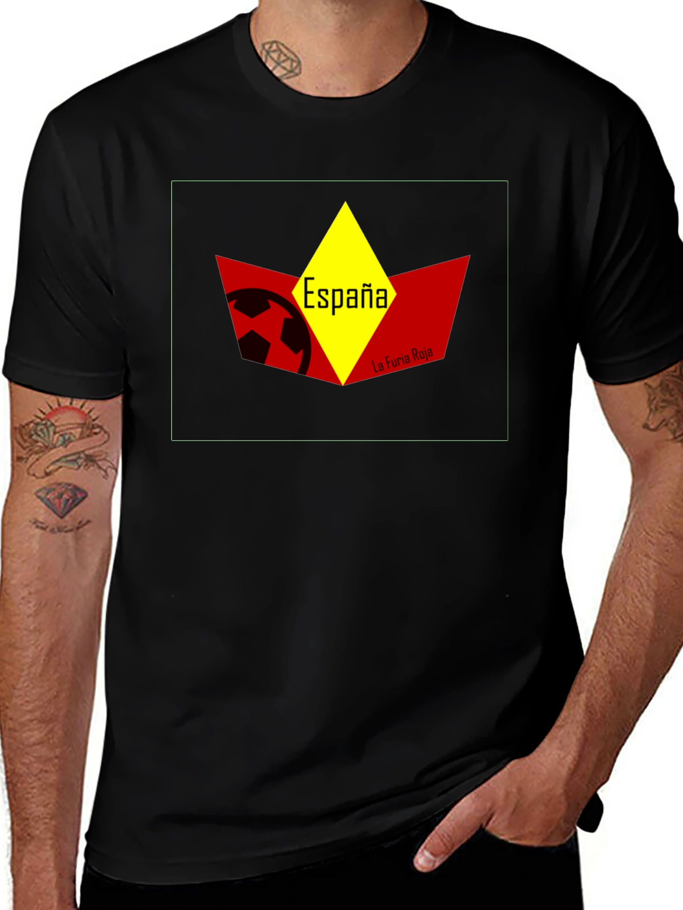 España Soccer T-Shirt - La Furia Roja Fan Tee