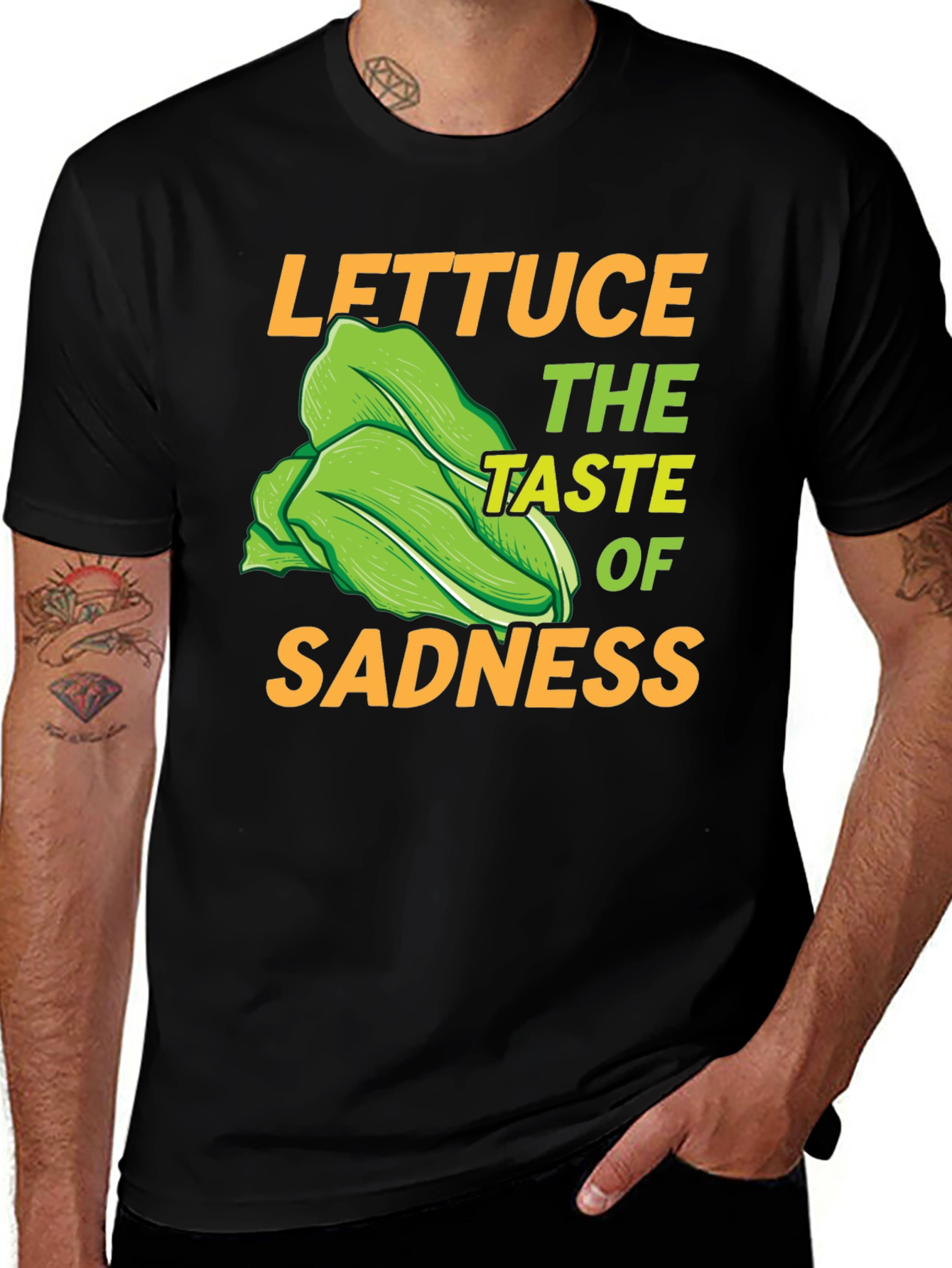 Variant 9 of Lettuce Taste of Sadness Graphic T-Shirt