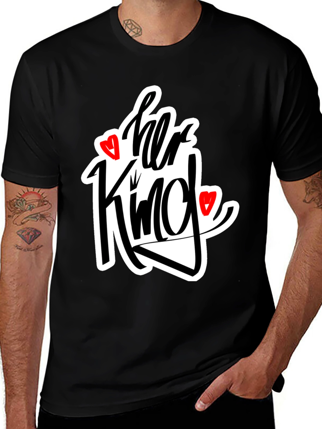 Variant 10 of Her King Matching Graphic Tee Shirt